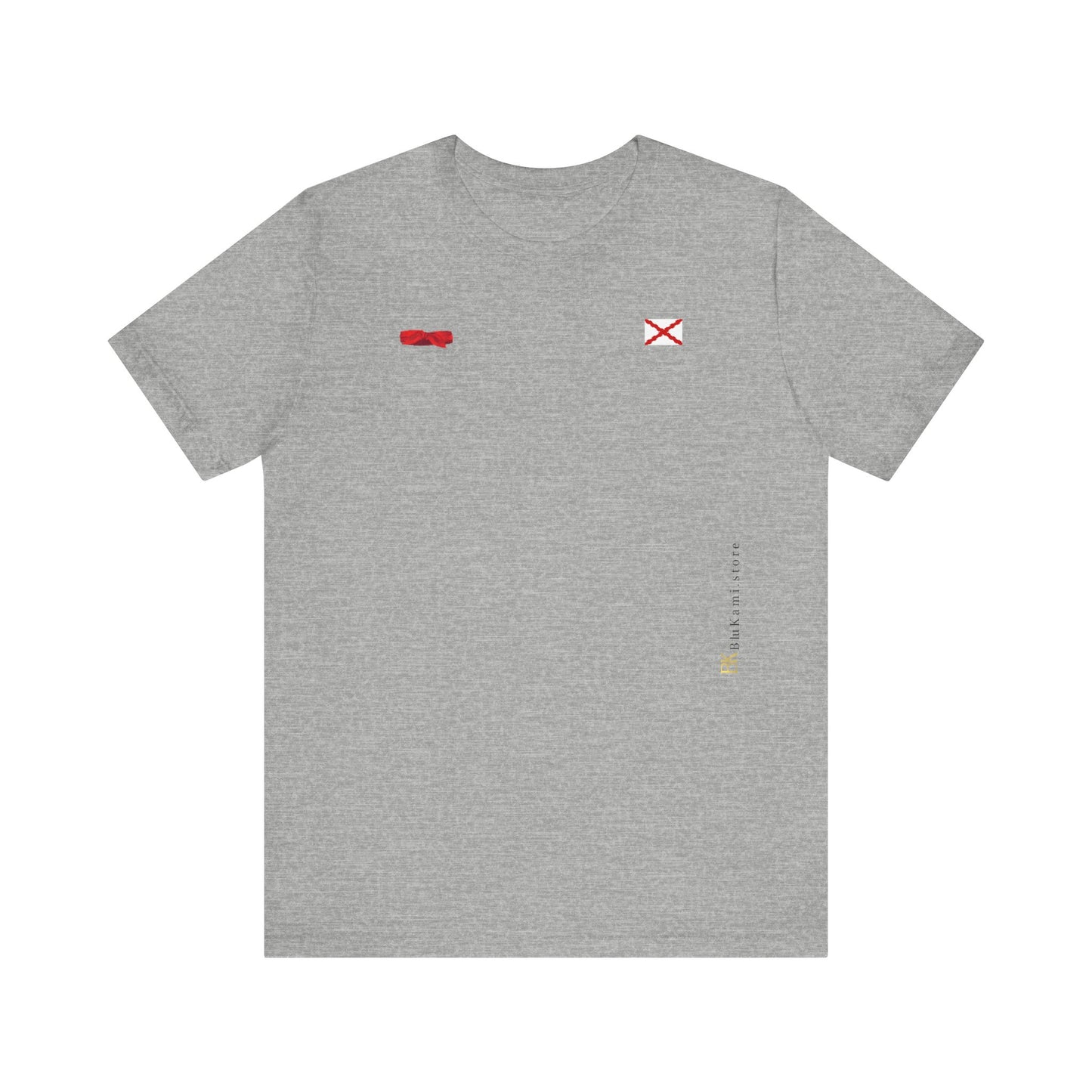 Camiseta manga corta Aspa de Borgoña Cruz de San Andrés y pañuelo hermandad Hispana