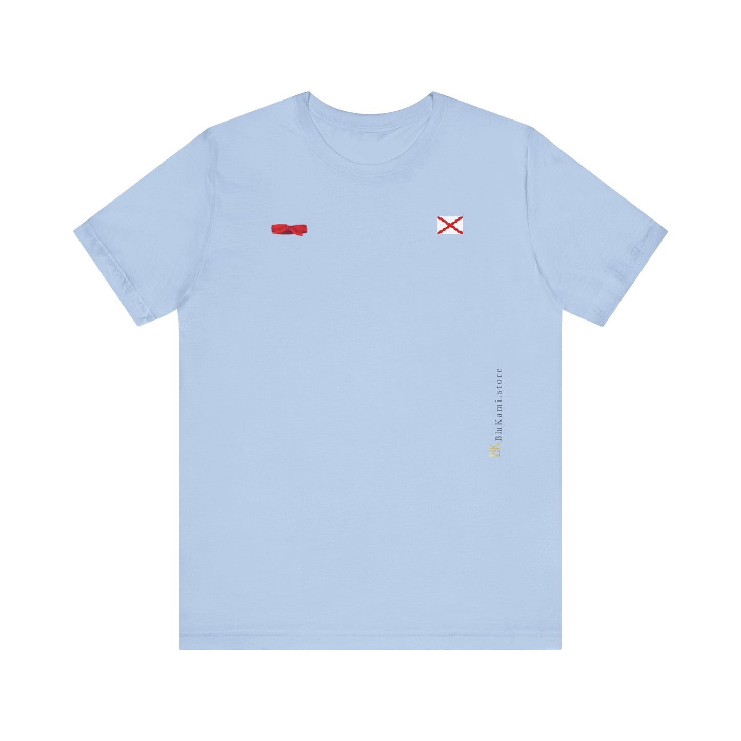 Camiseta manga corta Aspa de Borgoña Cruz de San Andrés y pañuelo hermandad Hispana
