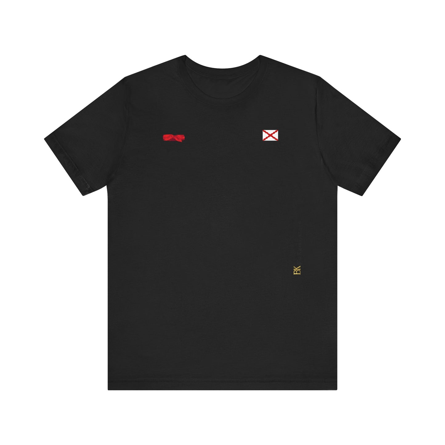 Camiseta manga corta Aspa de Borgoña Cruz de San Andrés y pañuelo hermandad Hispana
