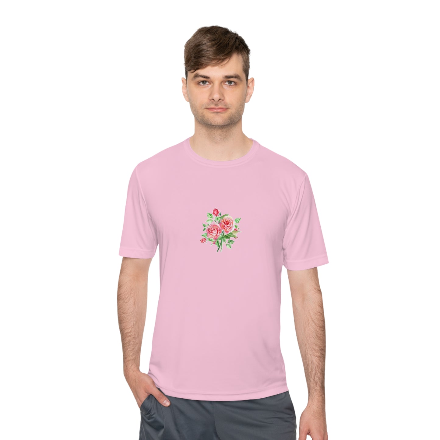 Camiseta mujer flor rosa T-Shirt women