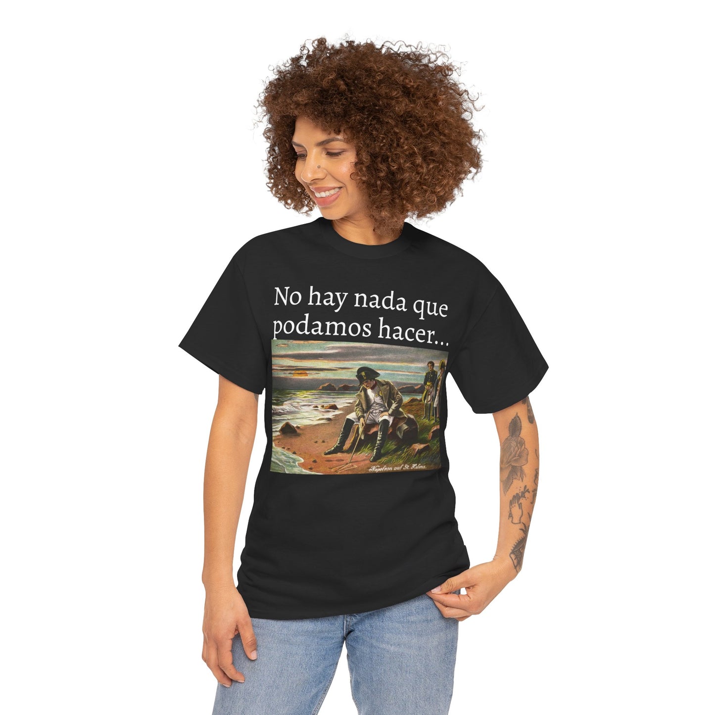 Camiseta algodón exilio Napoleón.
