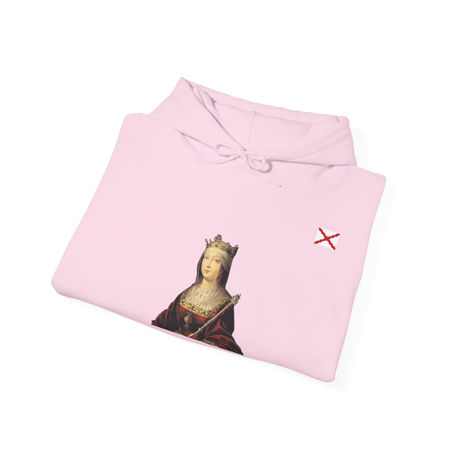 Sudadera Isabel La Católica con bandera Borgoña