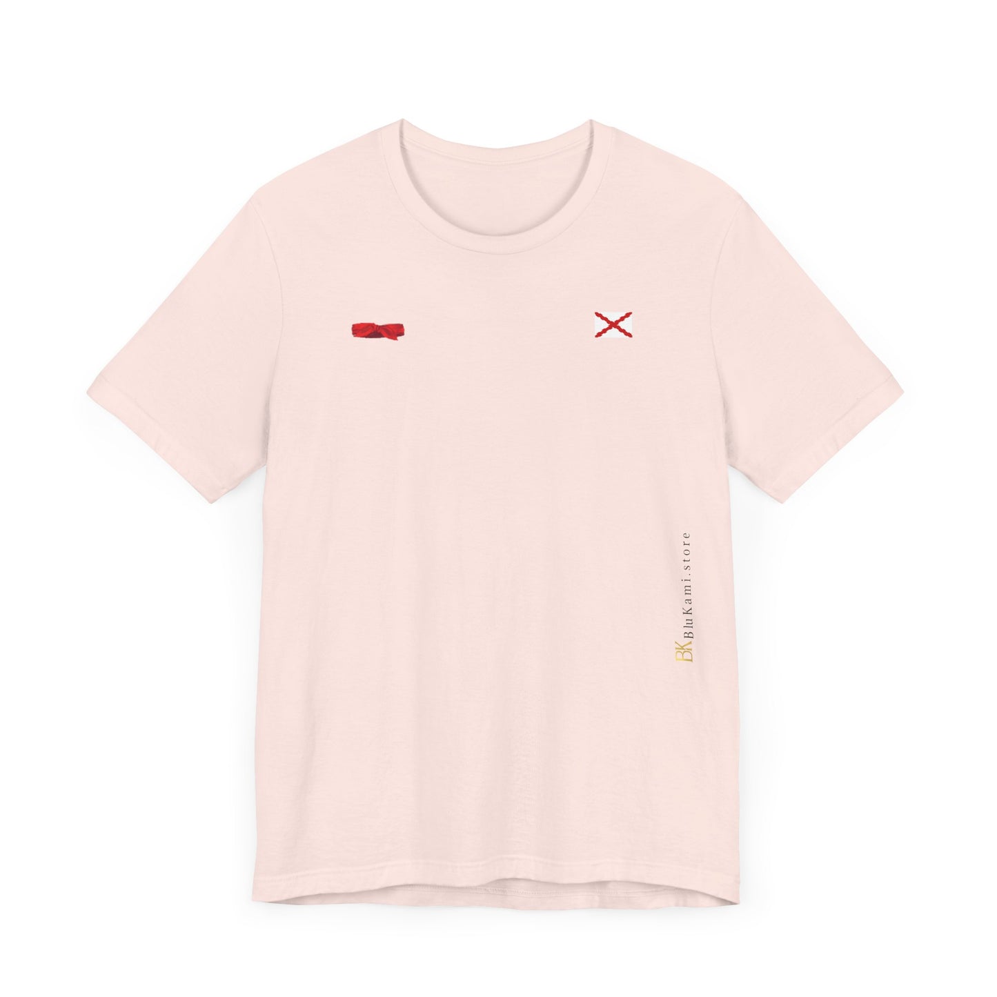 Camiseta manga corta Aspa de Borgoña Cruz de San Andrés y pañuelo hermandad Hispana