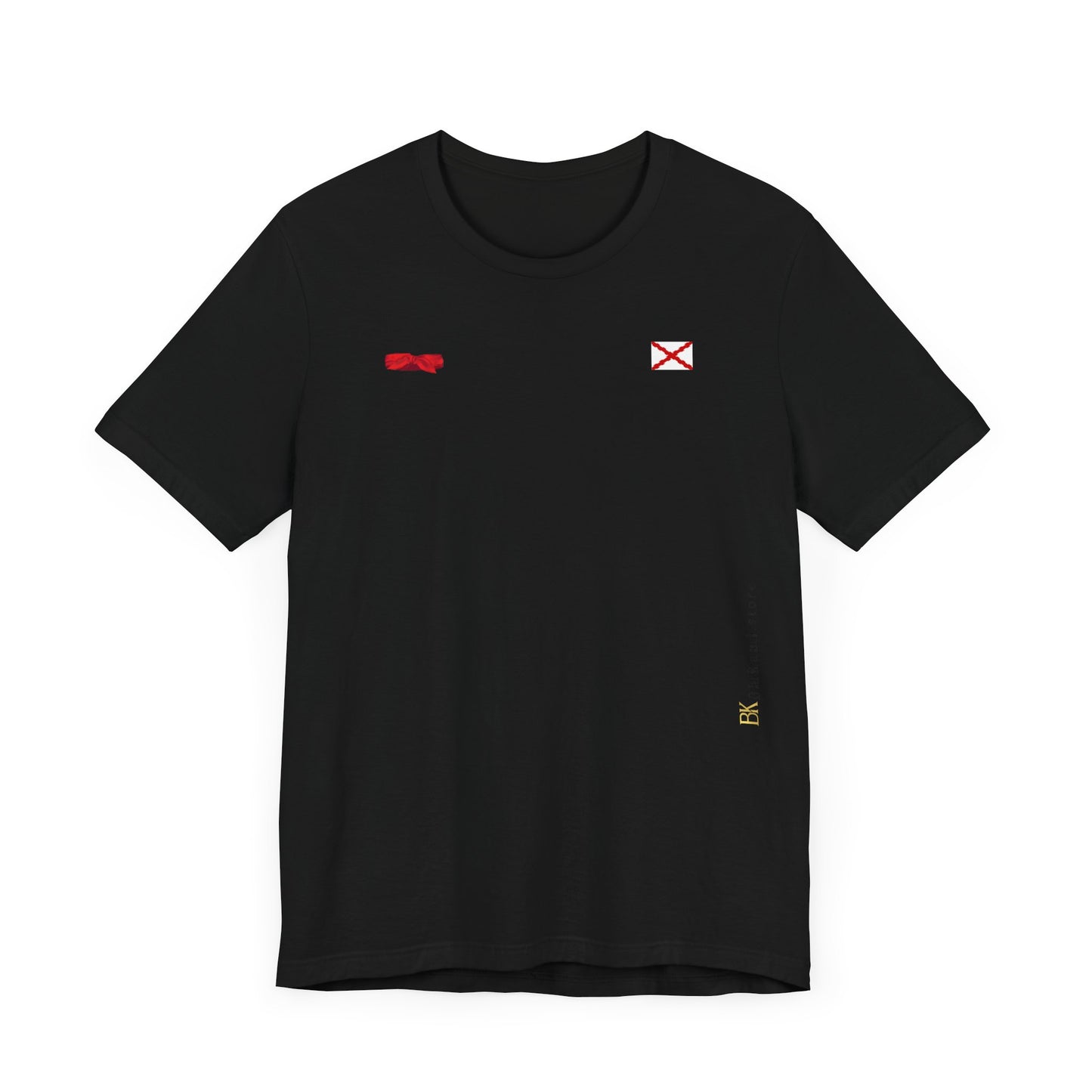 Camiseta manga corta Aspa de Borgoña Cruz de San Andrés y pañuelo hermandad Hispana