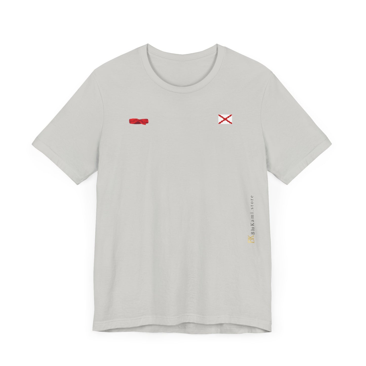 Camiseta manga corta Aspa de Borgoña Cruz de San Andrés y pañuelo hermandad Hispana