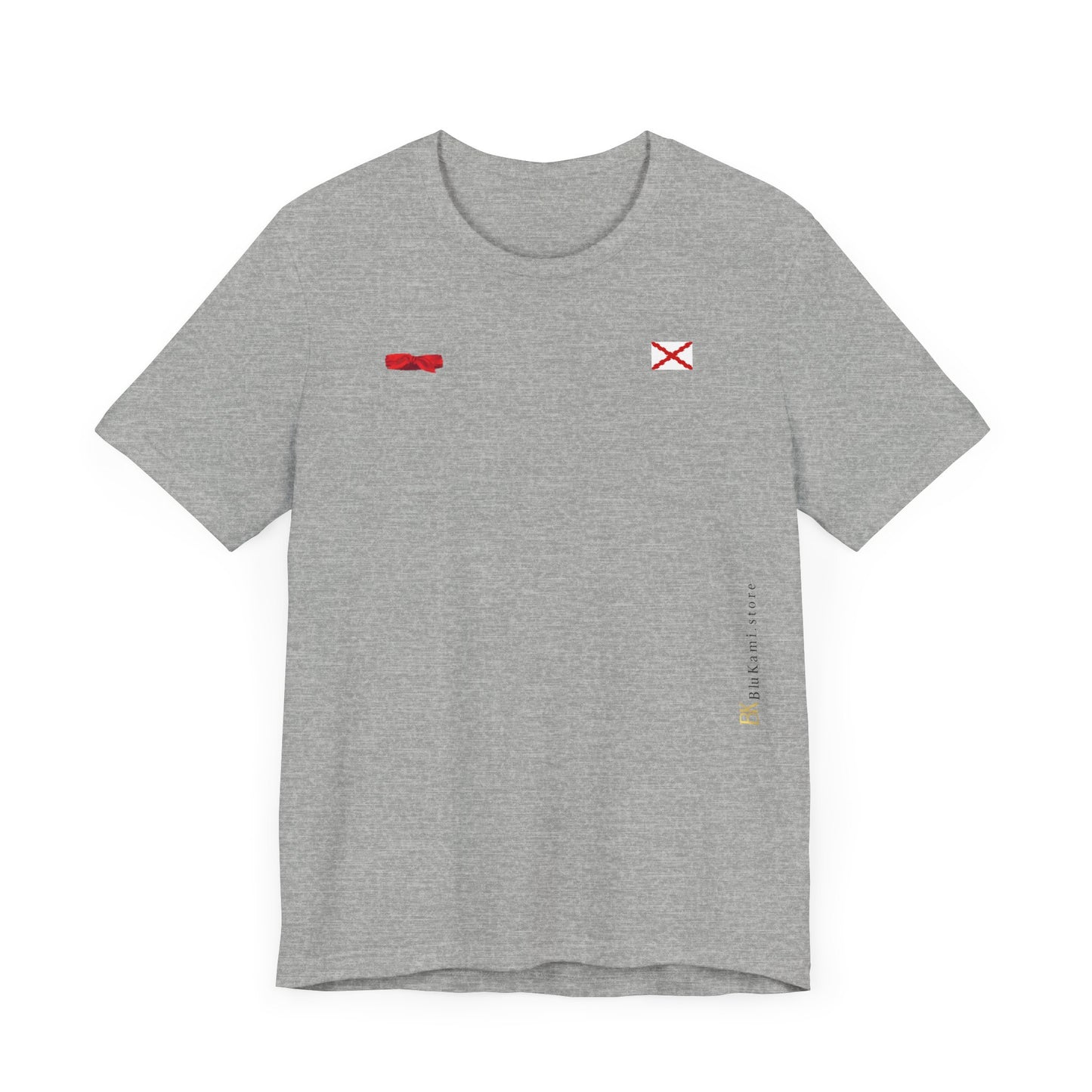Camiseta manga corta Aspa de Borgoña Cruz de San Andrés y pañuelo hermandad Hispana
