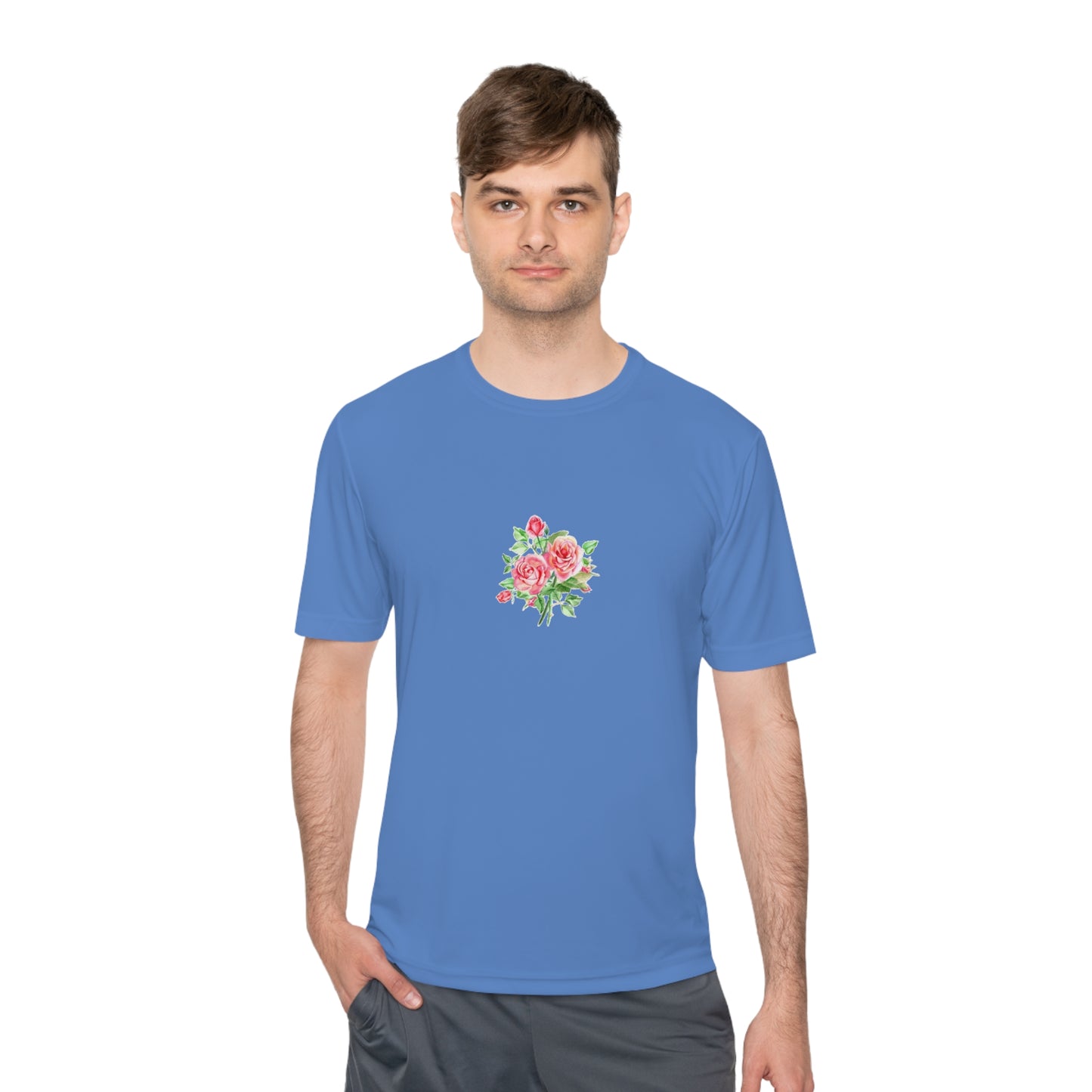 Camiseta mujer flor rosa T-Shirt women