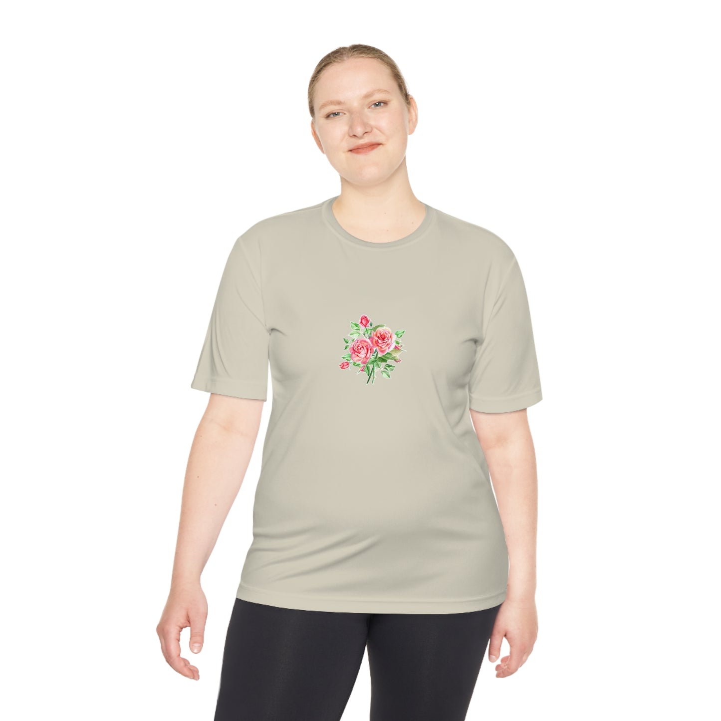Camiseta mujer flor rosa T-Shirt women