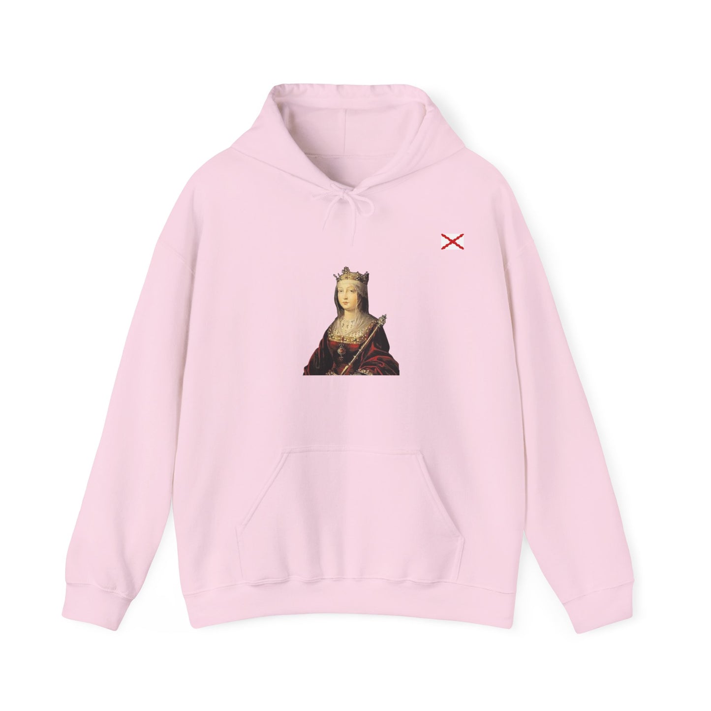 Sudadera Isabel La Católica con bandera Borgoña