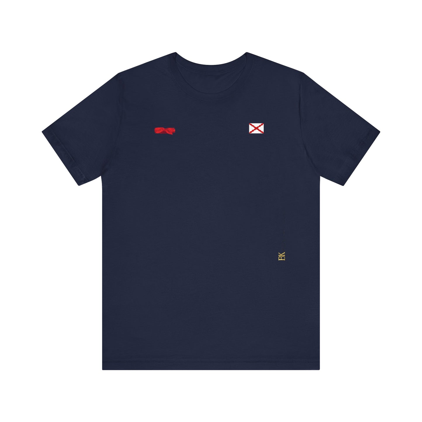 Camiseta manga corta Aspa de Borgoña Cruz de San Andrés y pañuelo hermandad Hispana