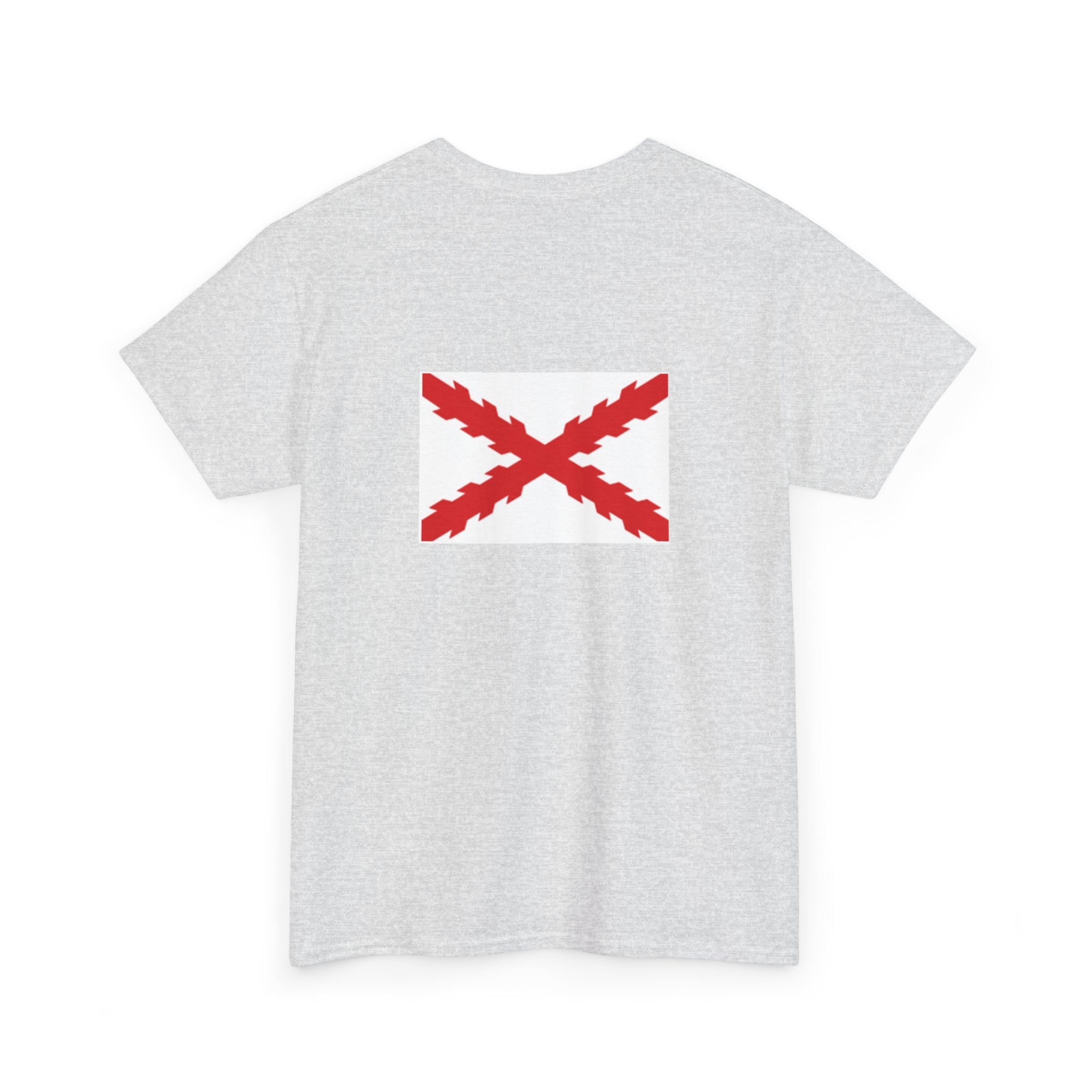 Camiseta manga corta Aspa Borgoña espalda