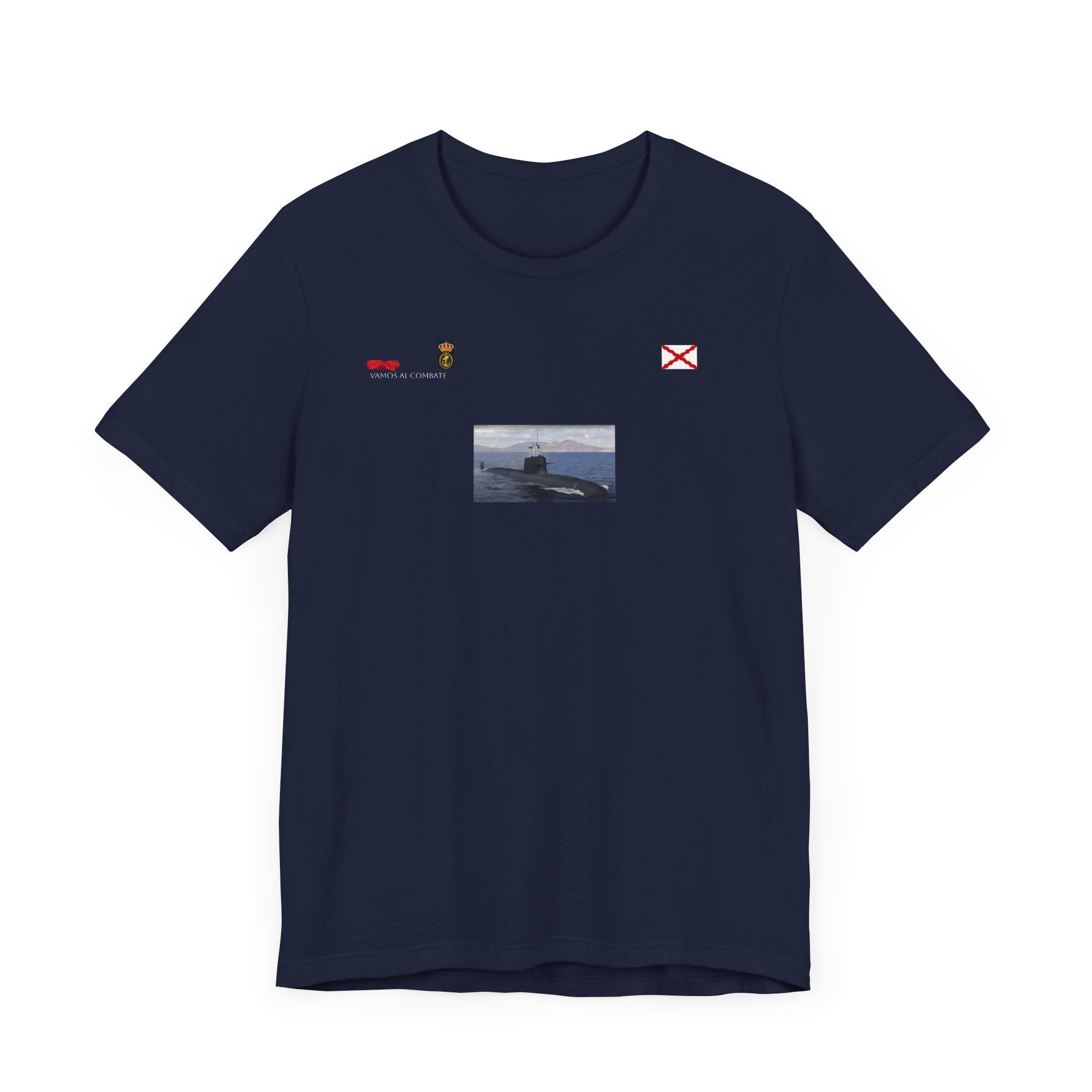 Isaac Peral submarino camiseta manga corta
