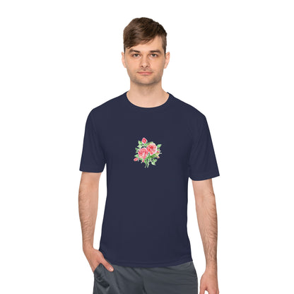 Camiseta mujer flor rosa  T-Shirt women