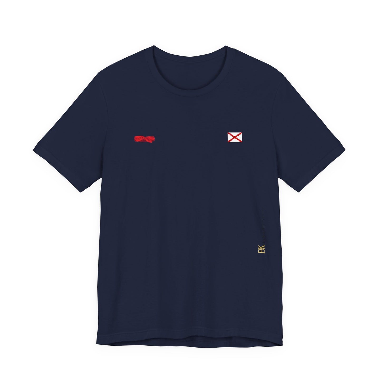 Camiseta manga corta Aspa de Borgoña Cruz de San Andrés   y  pañuelo hermandad Hispana