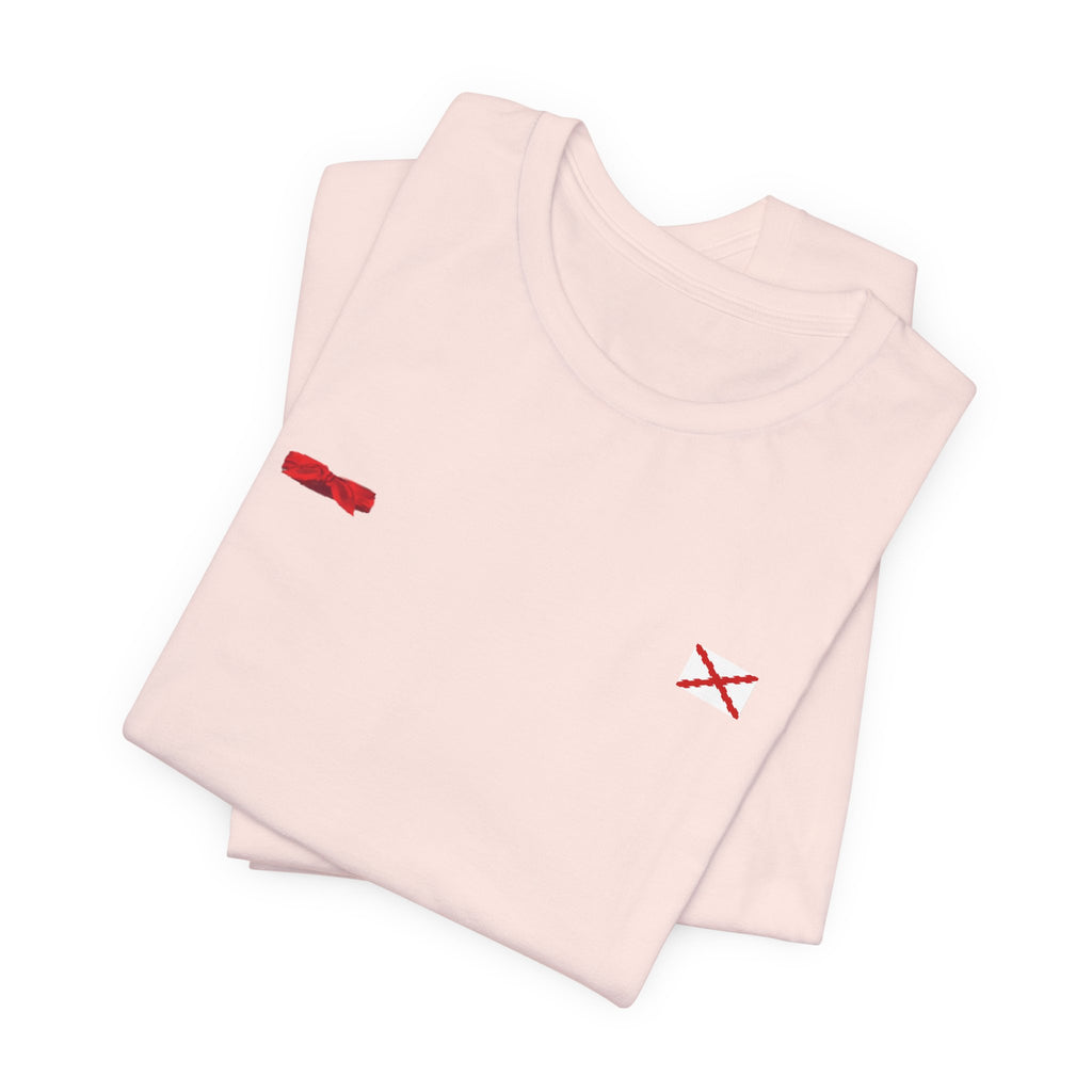 Camiseta manga corta Aspa de Borgoña Cruz de San Andrés   y  pañuelo hermandad Hispana