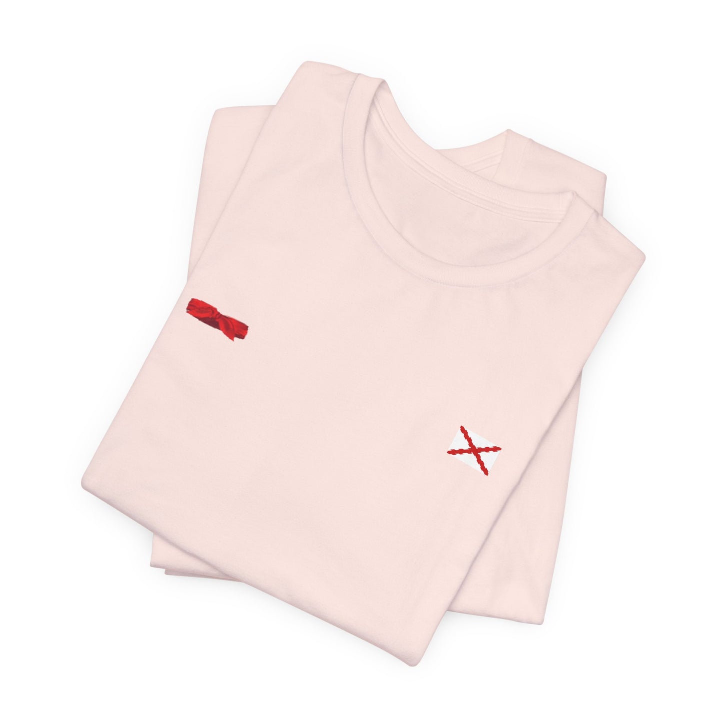 Camiseta manga corta Aspa de Borgoña Cruz de San Andrés   y  pañuelo hermandad Hispana