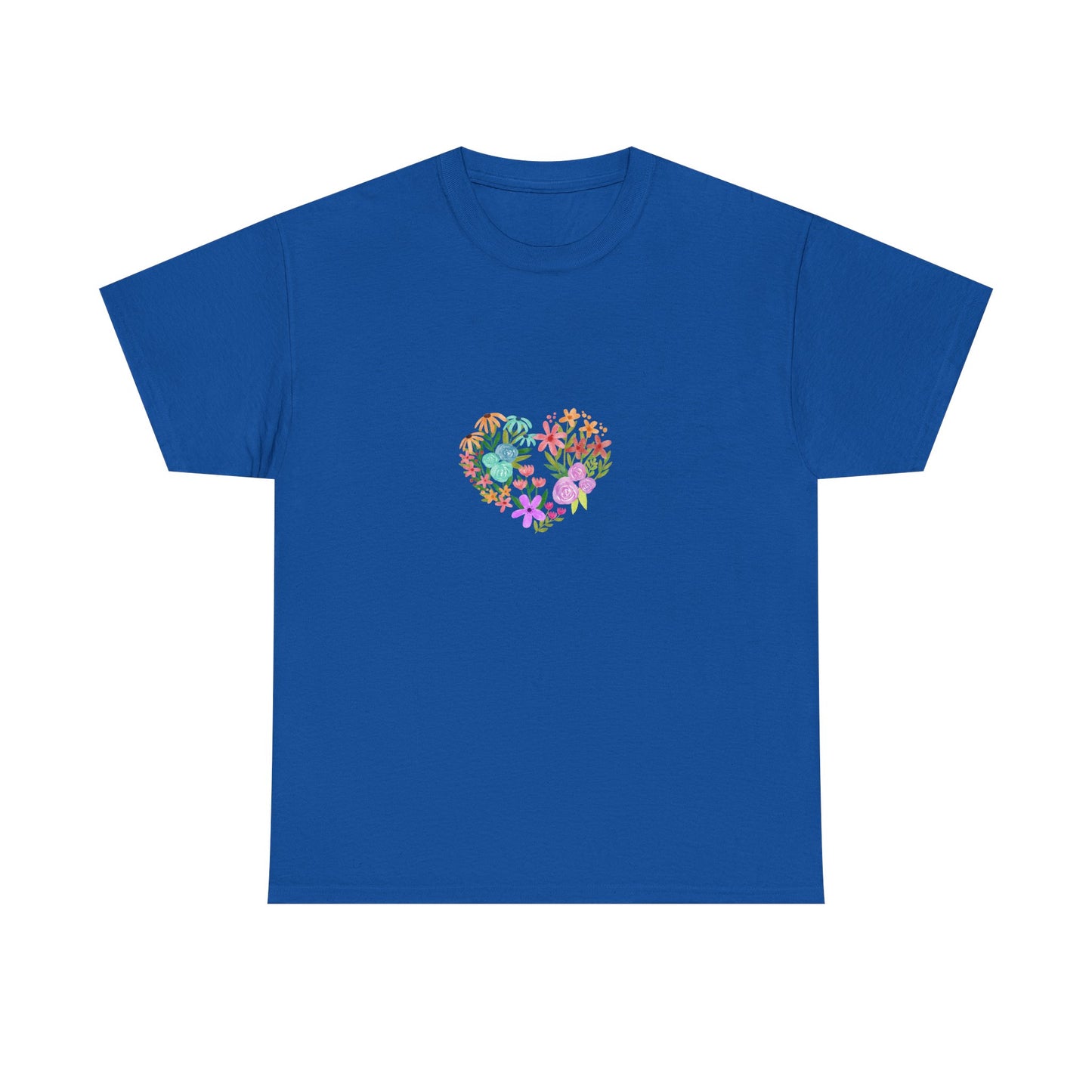 Camiseta manga corta Corazón Floral