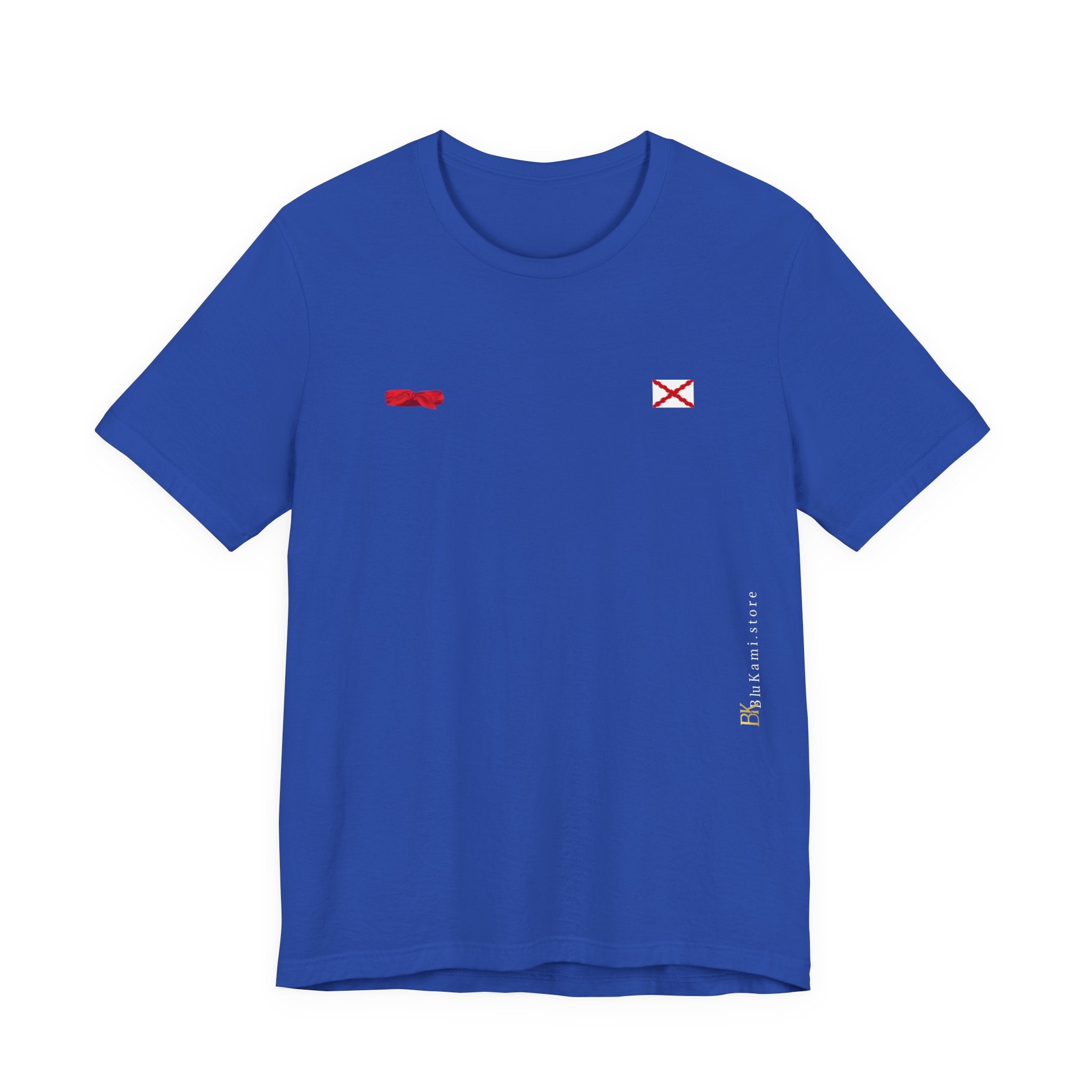 Camiseta manga corta Aspa de Borgoña Cruz de San Andrés   y  pañuelo hermandad Hispana