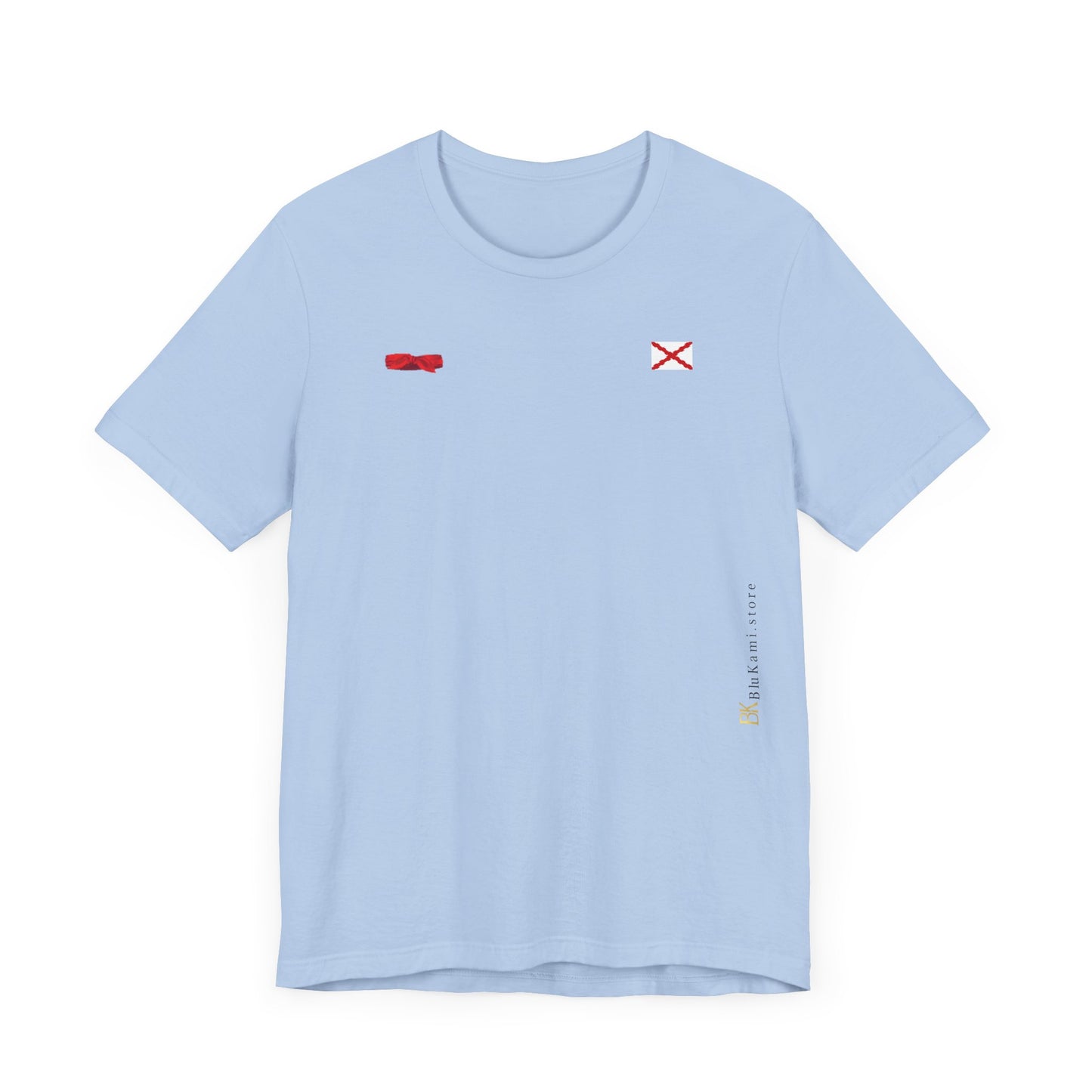 Camiseta manga corta Aspa de Borgoña Cruz de San Andrés   y  pañuelo hermandad Hispana