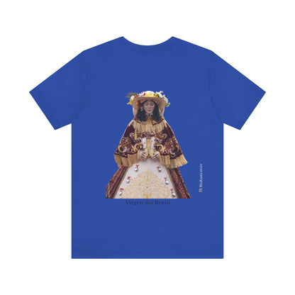 Camiseta manga corta Virgen del Rocío vestida de pastora.