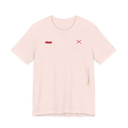 Camiseta manga corta Aspa de Borgoña Cruz de San Andrés   y  pañuelo hermandad Hispana