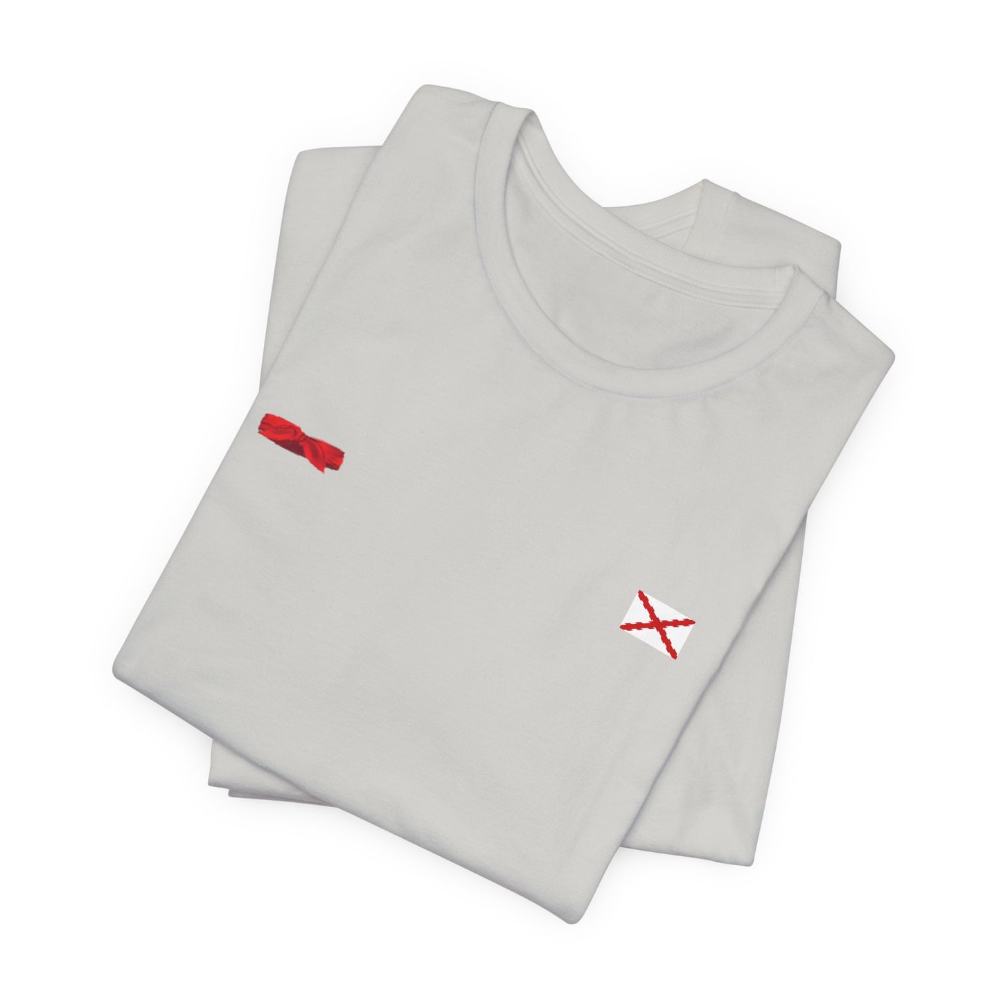 Camiseta manga corta Aspa de Borgoña Cruz de San Andrés   y  pañuelo hermandad Hispana