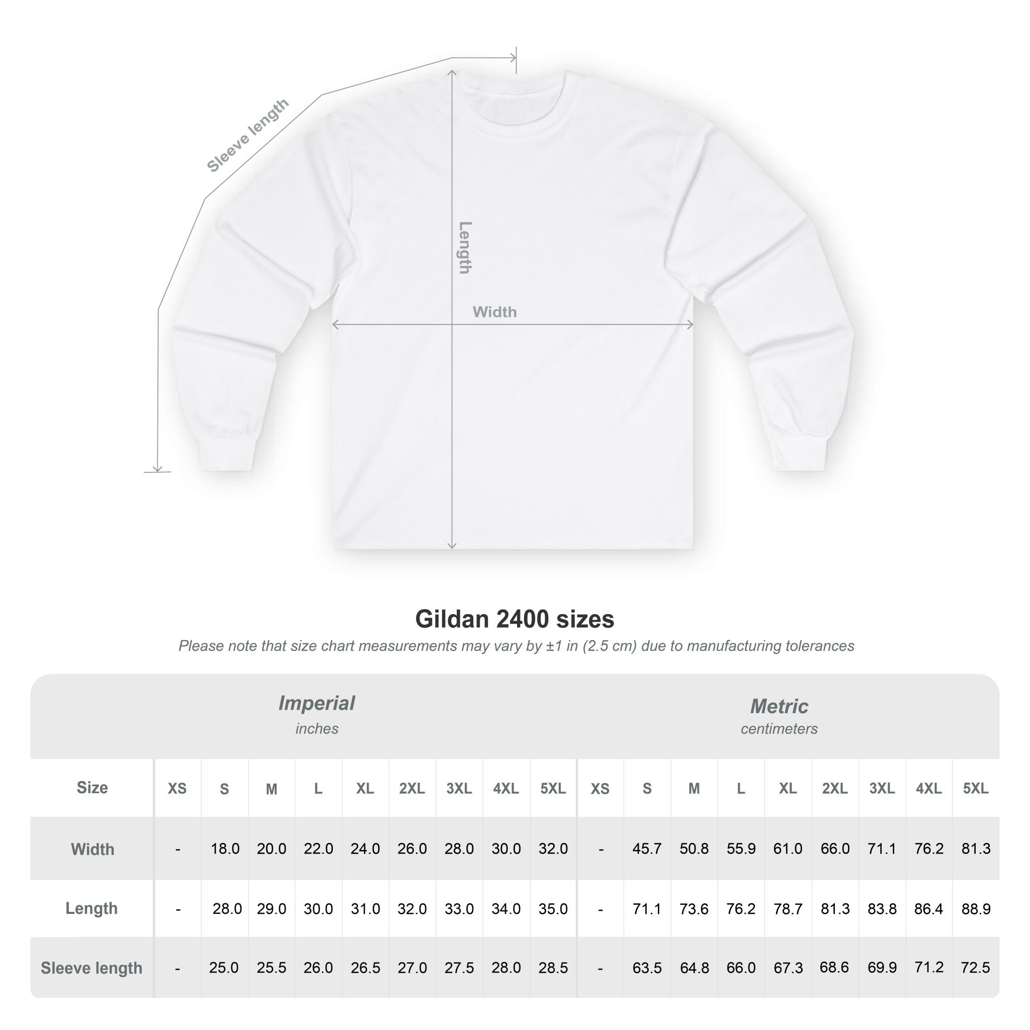Camiseta manga larga Virgen Inmacuilada