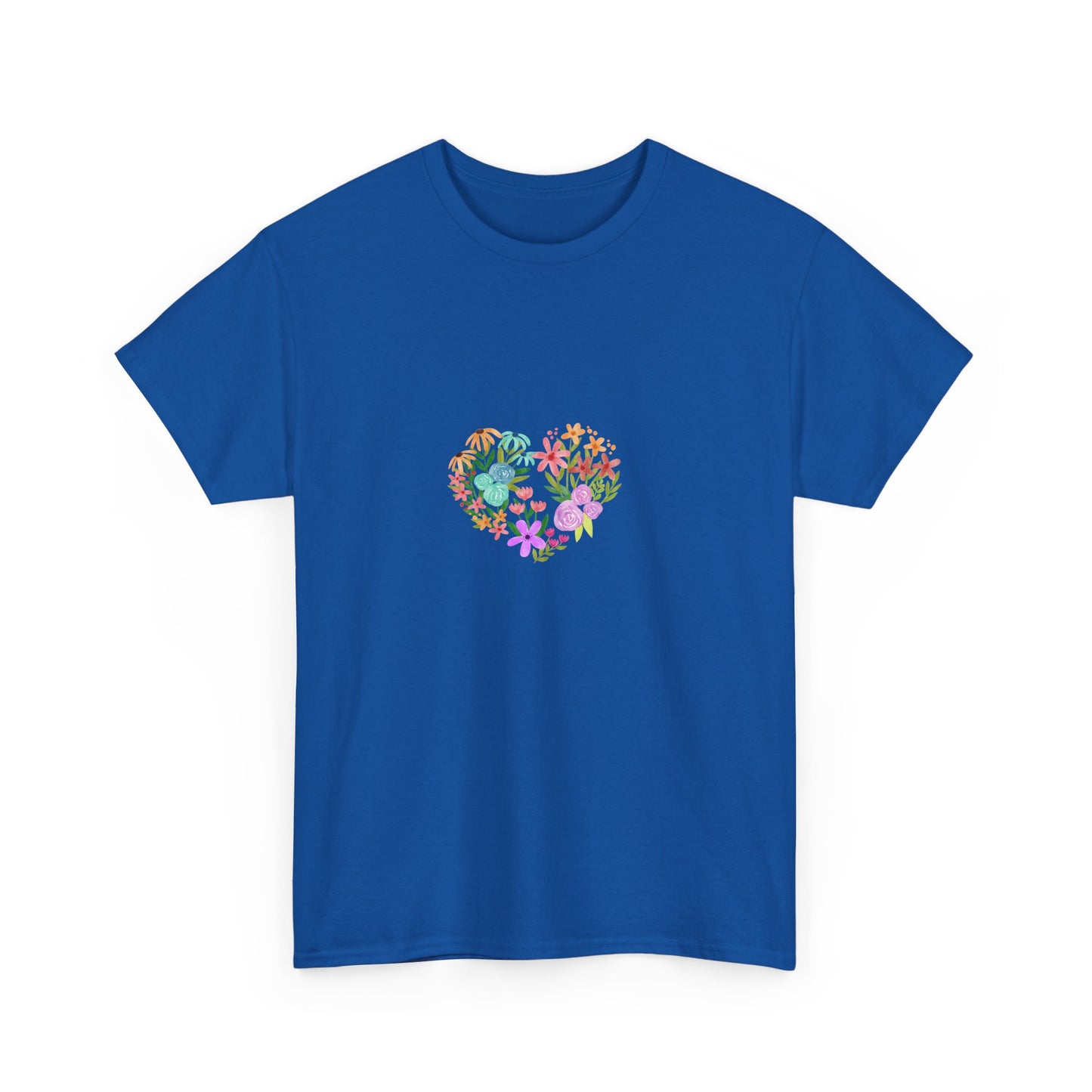 Camiseta manga corta Corazón Floral