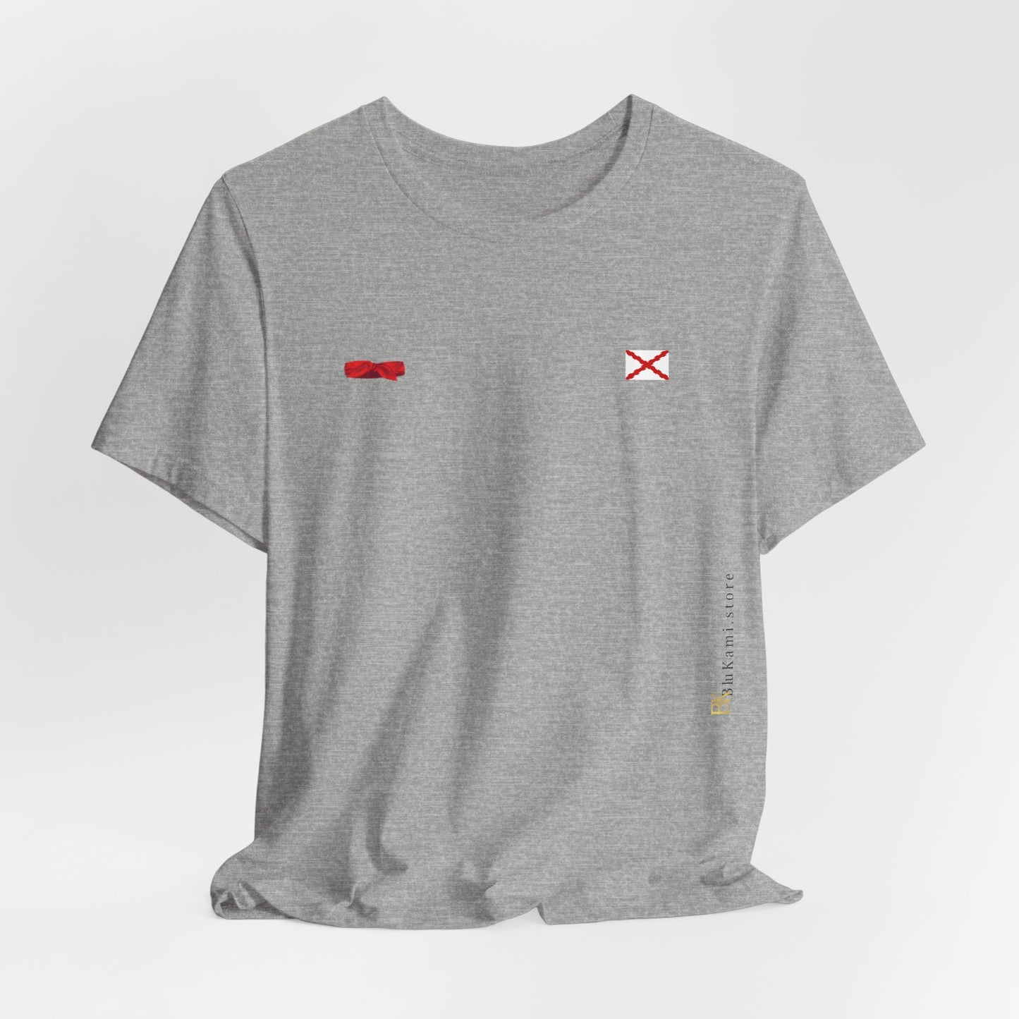 Camiseta manga corta Aspa de Borgoña Cruz de San Andrés   y  pañuelo hermandad Hispana