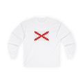 Camiseta manga larga bandera aspa de Borgoña
