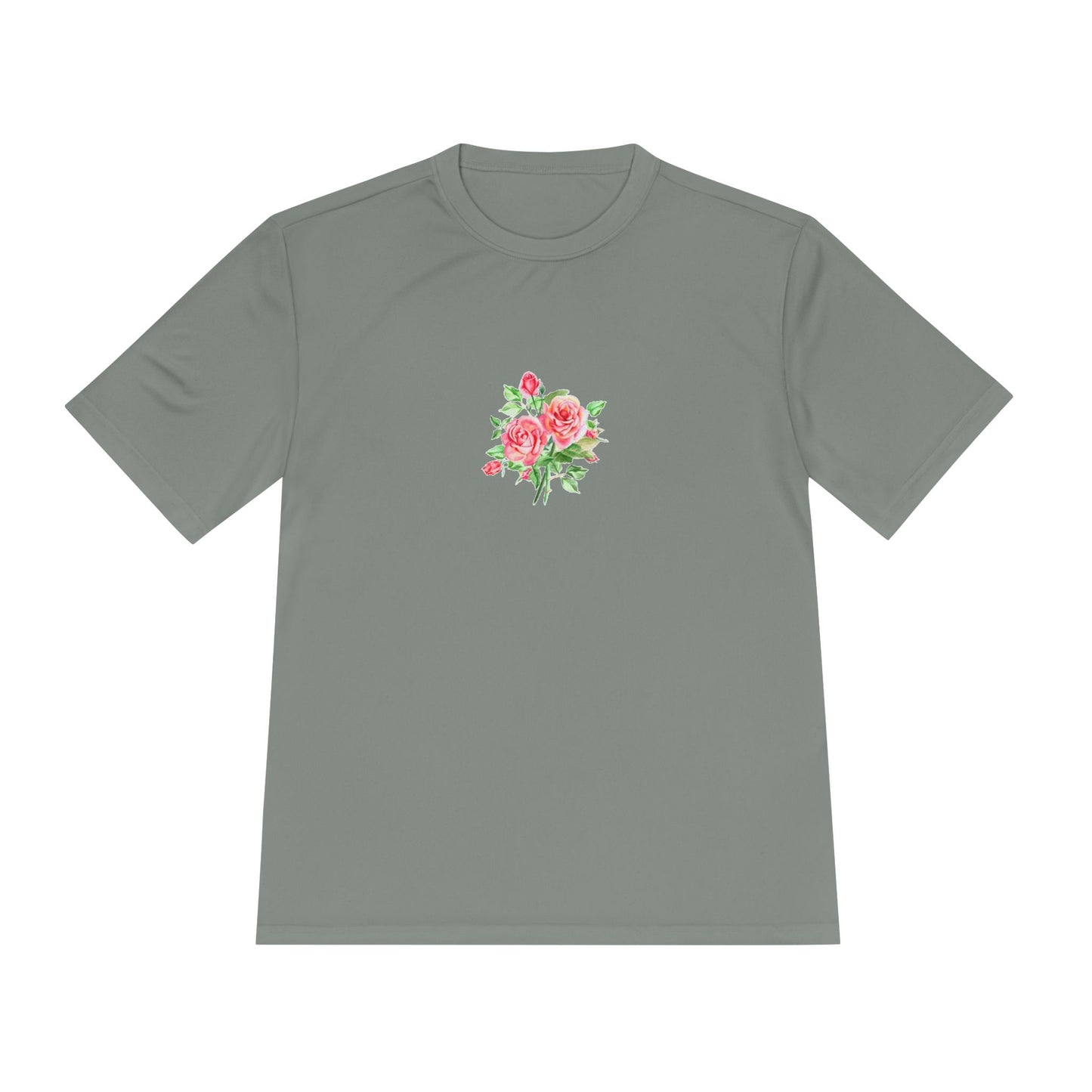 Camiseta mujer flor rosa  T-Shirt women
