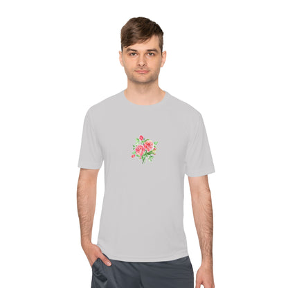 Camiseta mujer flor rosa  T-Shirt women