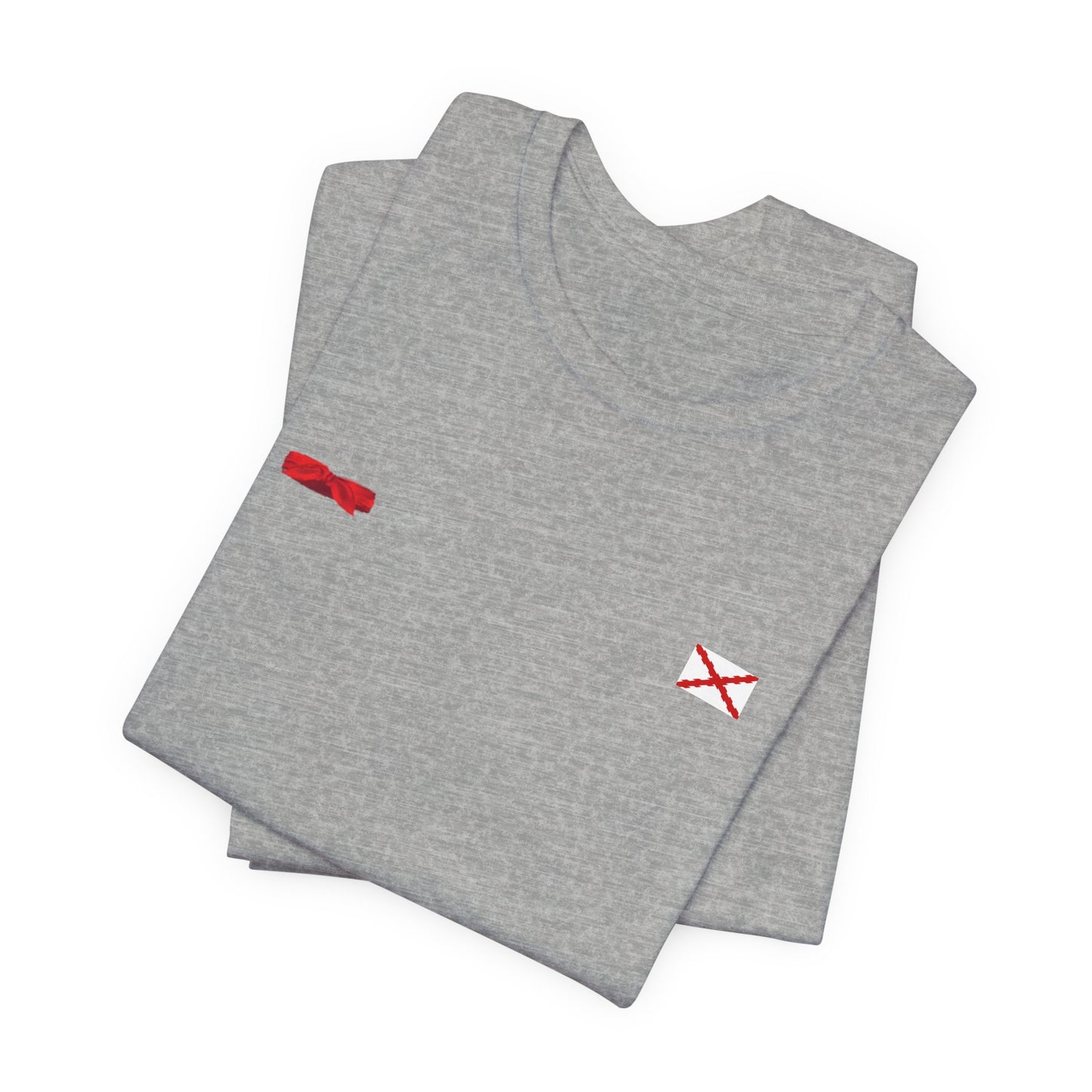 Camiseta manga corta Aspa de Borgoña Cruz de San Andrés   y  pañuelo hermandad Hispana