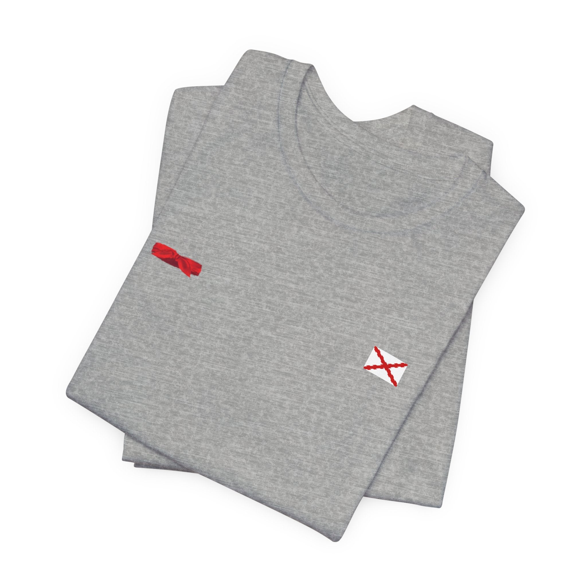 Camiseta manga corta Aspa de Borgoña Cruz de San Andrés   y  pañuelo hermandad Hispana