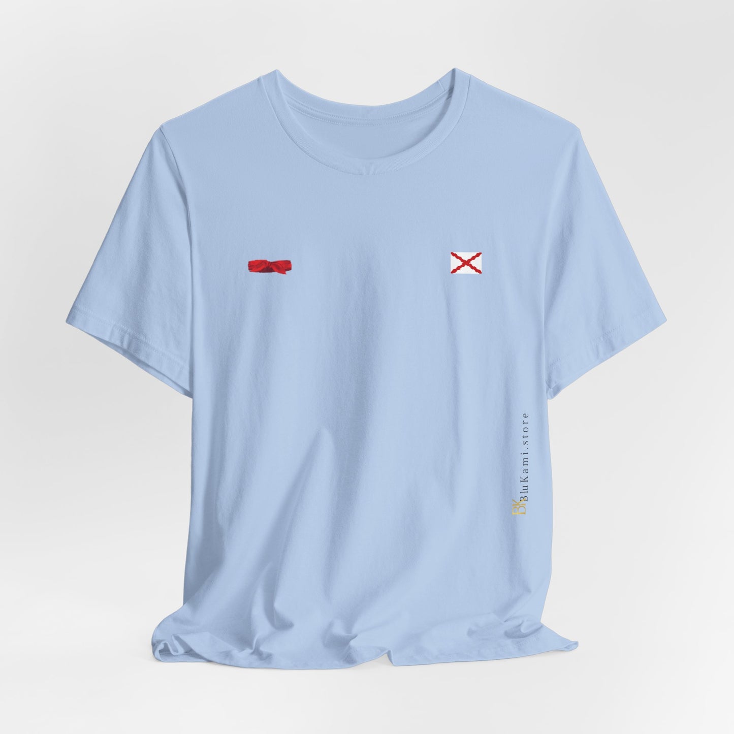 Camiseta manga corta Aspa de Borgoña Cruz de San Andrés   y  pañuelo hermandad Hispana