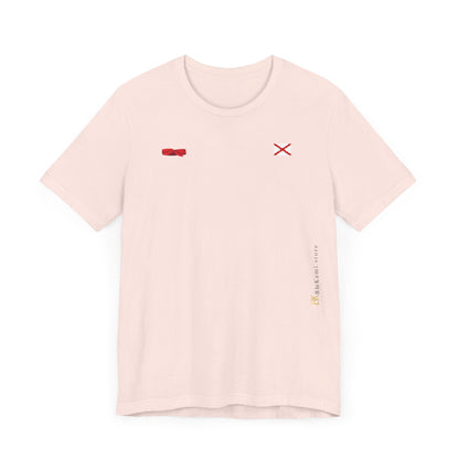 Camiseta manga corta Aspa de Borgoña