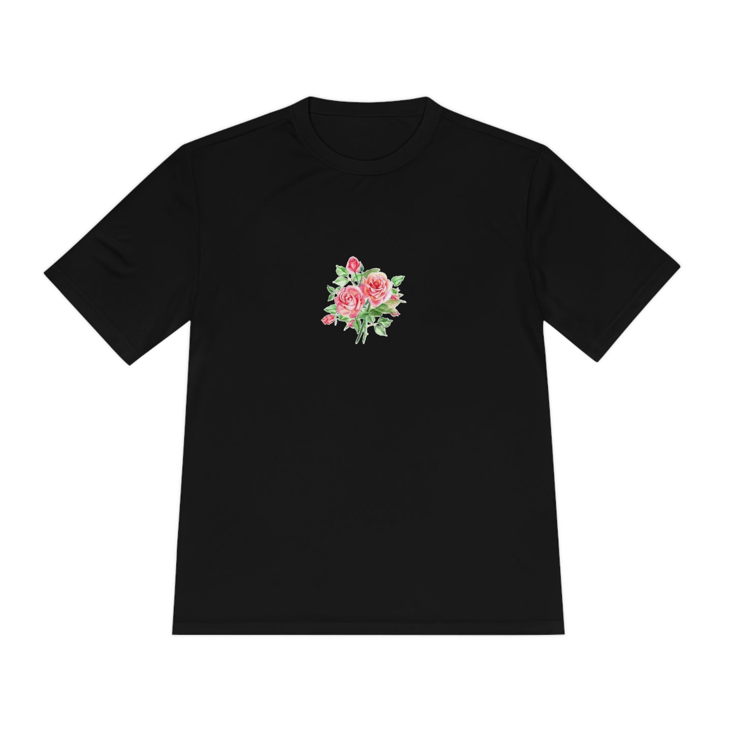 Camiseta mujer flor rosa  T-Shirt women