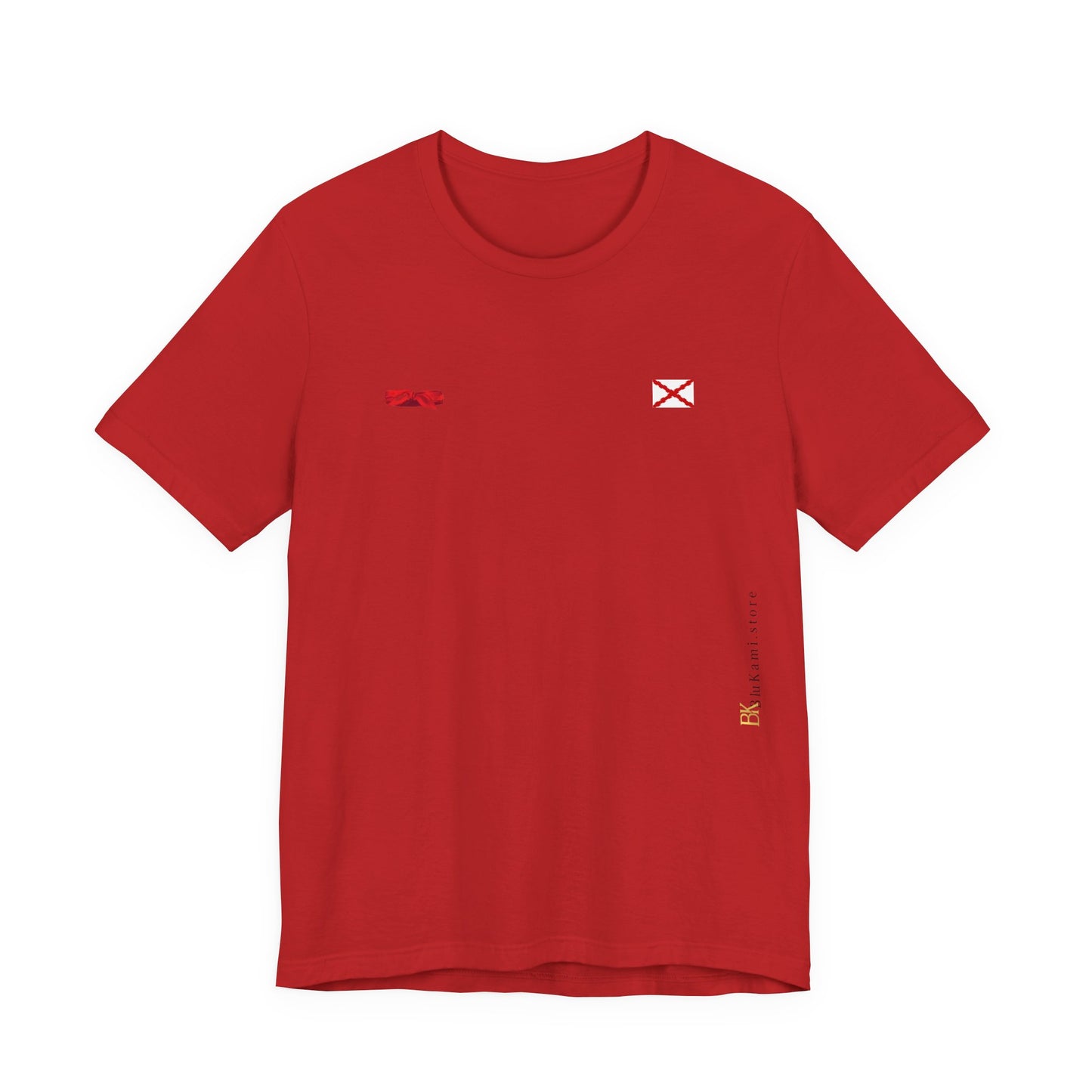Camiseta manga corta Aspa de Borgoña Cruz de San Andrés   y  pañuelo hermandad Hispana
