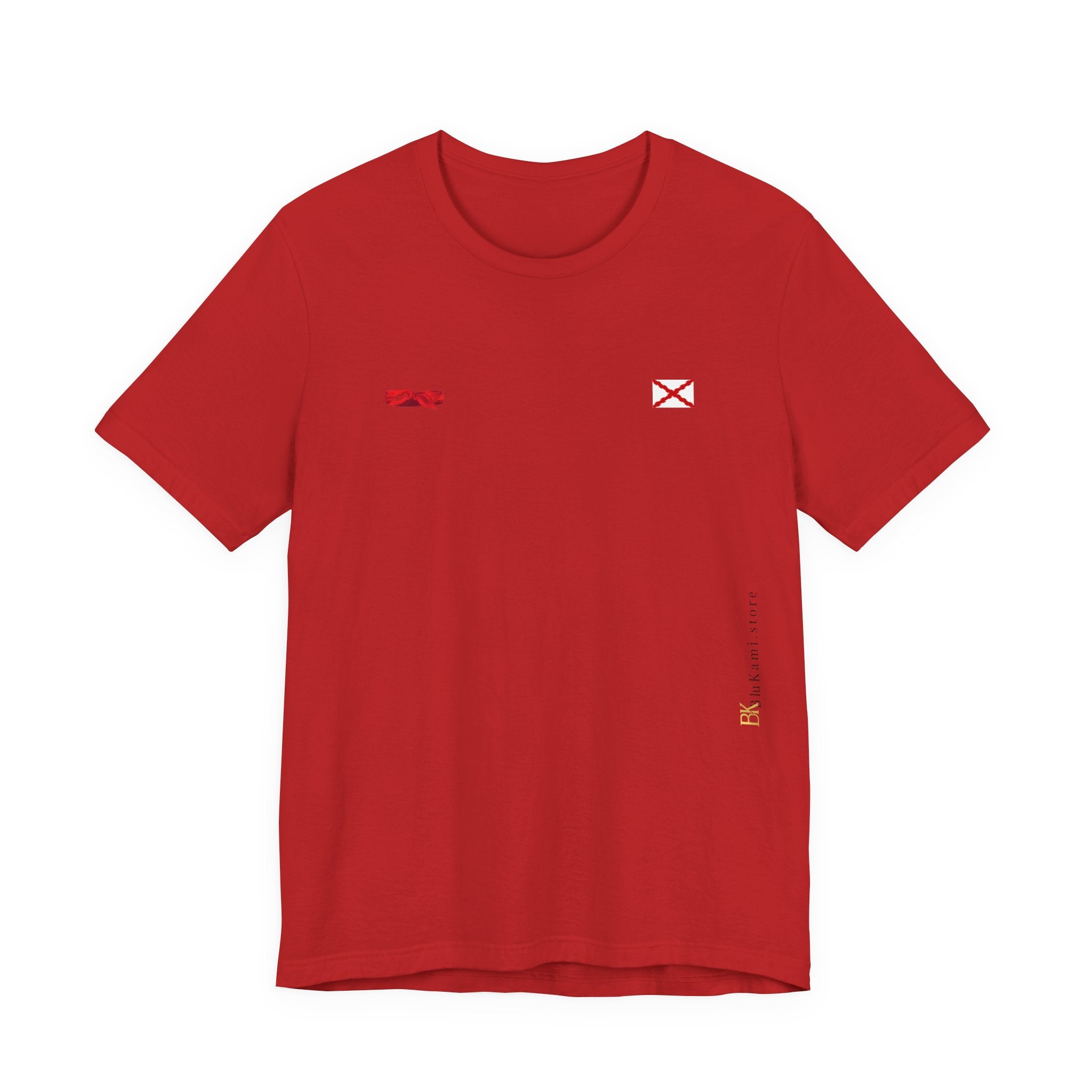Camiseta manga corta Aspa de Borgoña Cruz de San Andrés   y  pañuelo hermandad Hispana