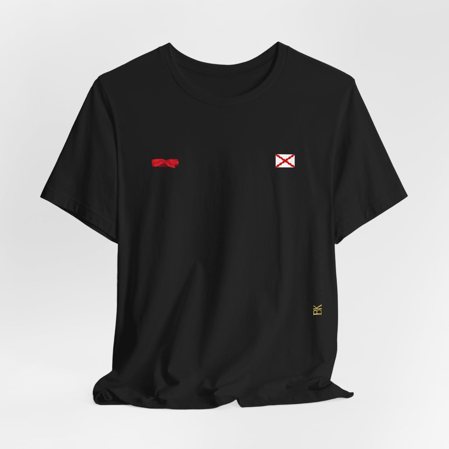 Camiseta manga corta Aspa de Borgoña Cruz de San Andrés   y  pañuelo hermandad Hispana