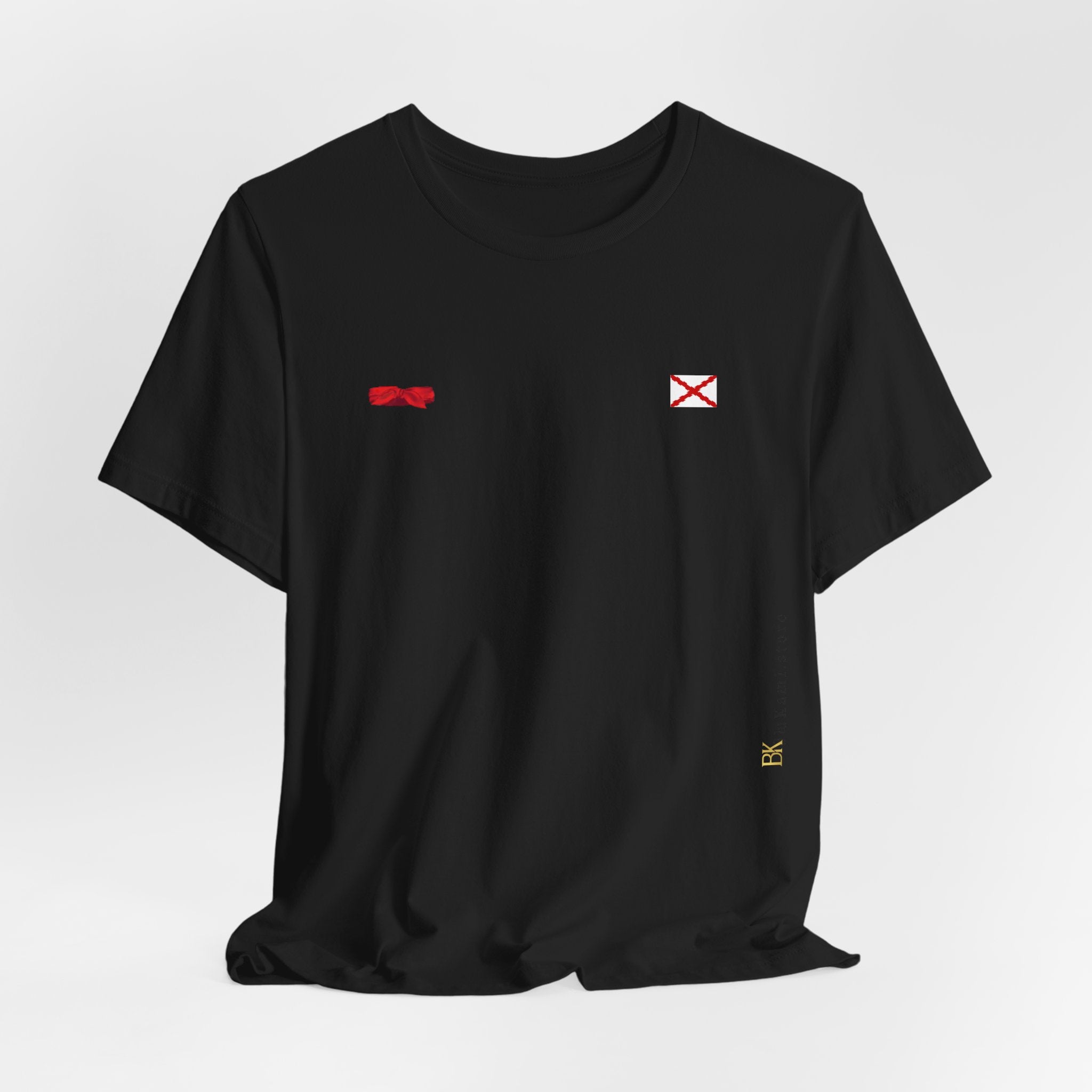 Camiseta manga corta Aspa de Borgoña Cruz de San Andrés   y  pañuelo hermandad Hispana