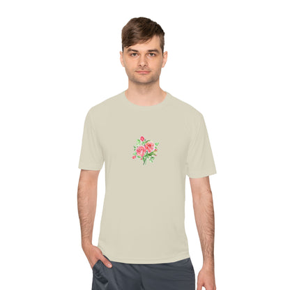 Camiseta mujer flor rosa  T-Shirt women