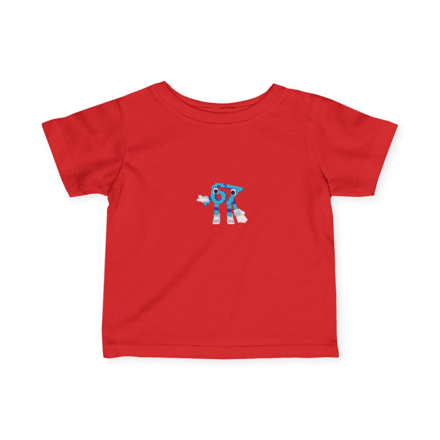 Camiseta niños SixSeven Infant Tee — Cute Blue Robot Graphic Baby Shirt