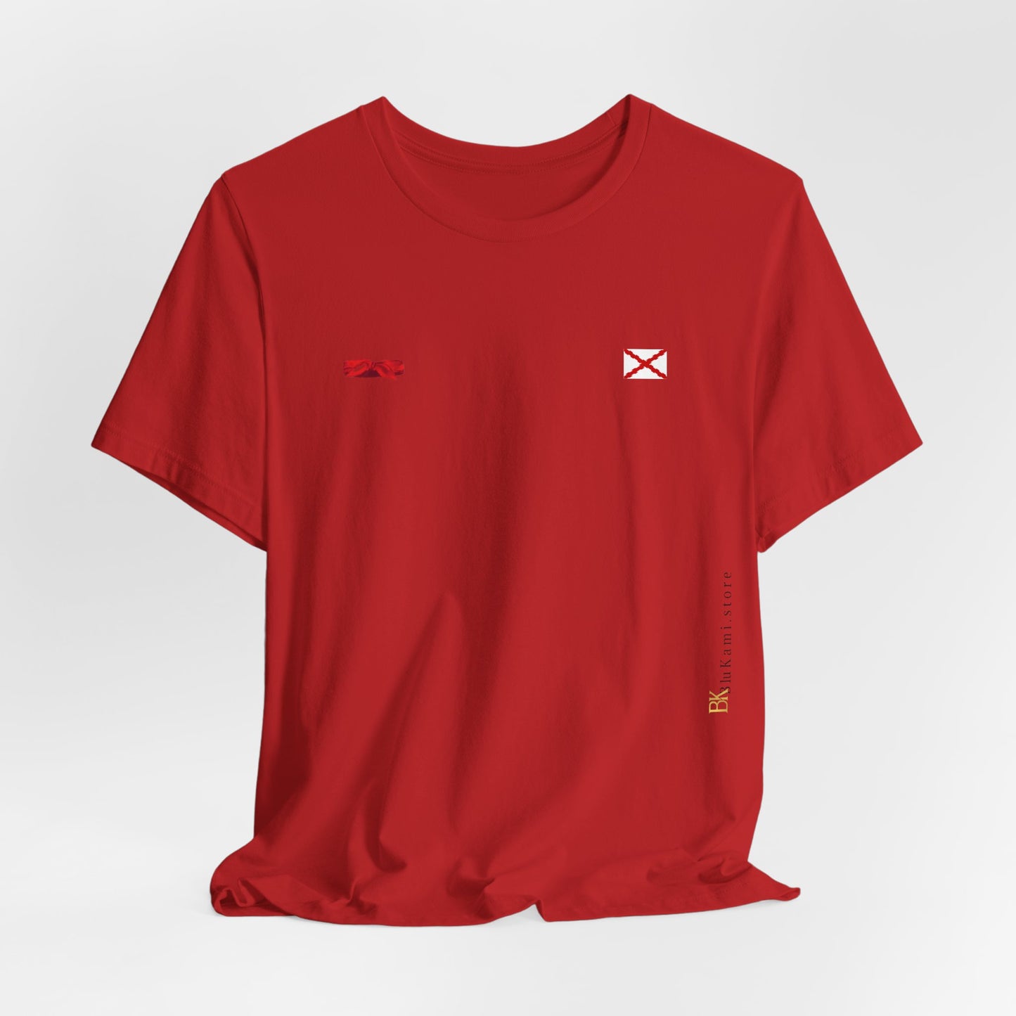 Camiseta manga corta Aspa de Borgoña Cruz de San Andrés   y  pañuelo hermandad Hispana