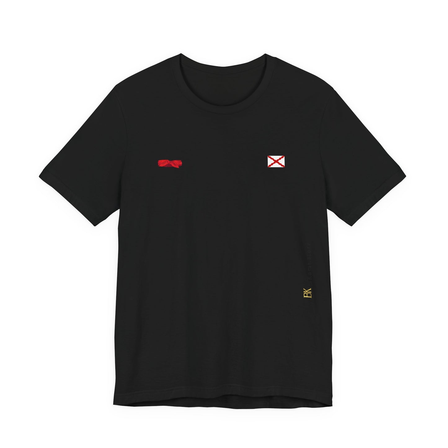 Camiseta manga corta Aspa de Borgoña Cruz de San Andrés   y  pañuelo hermandad Hispana