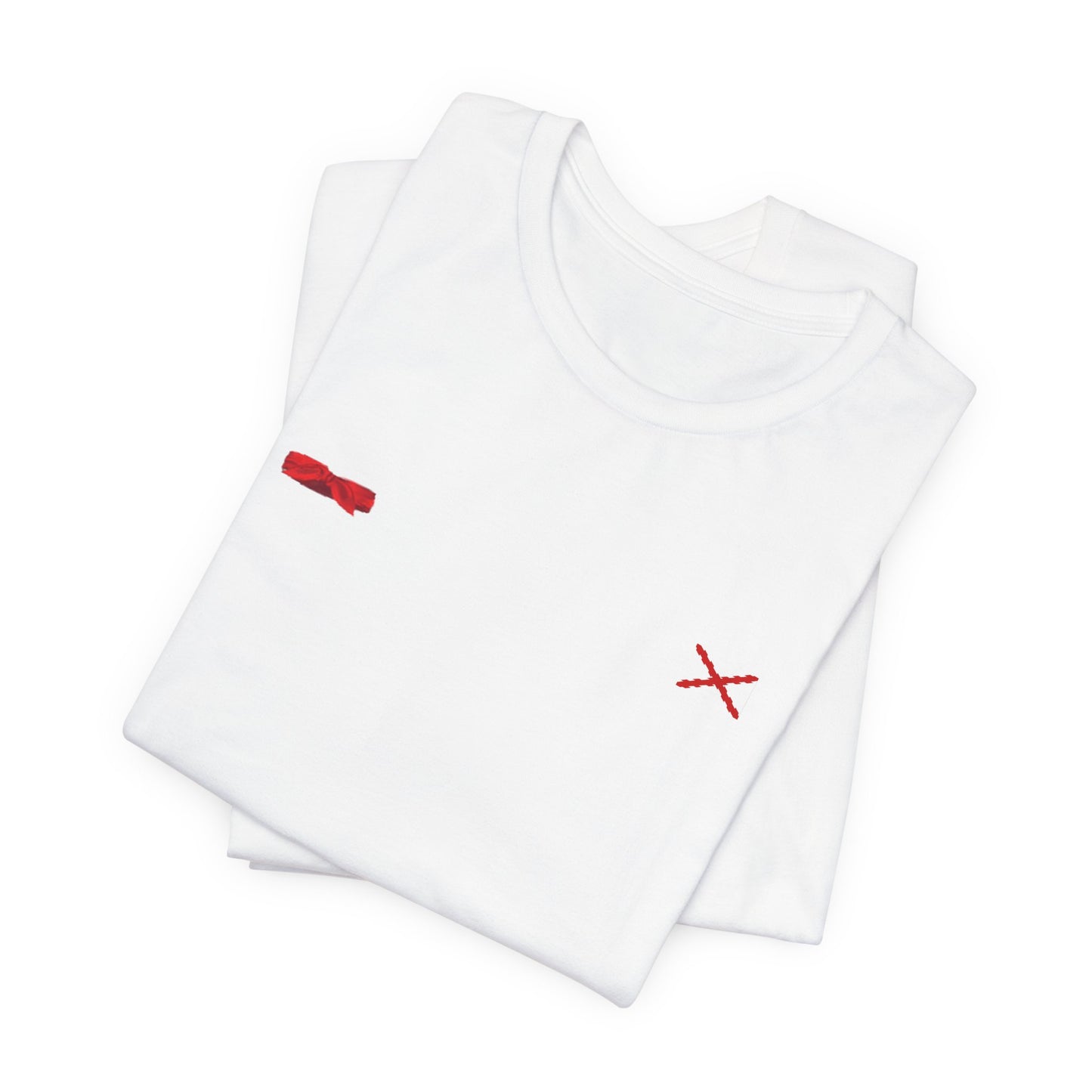 Camiseta manga corta Aspa de Borgoña Cruz de San Andrés   y  pañuelo hermandad Hispana
