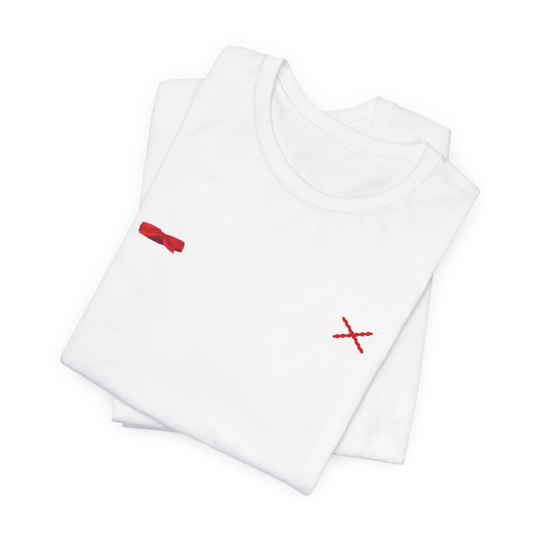 Camiseta manga corta Aspa de Borgoña Cruz de San Andrés   y  pañuelo hermandad Hispana
