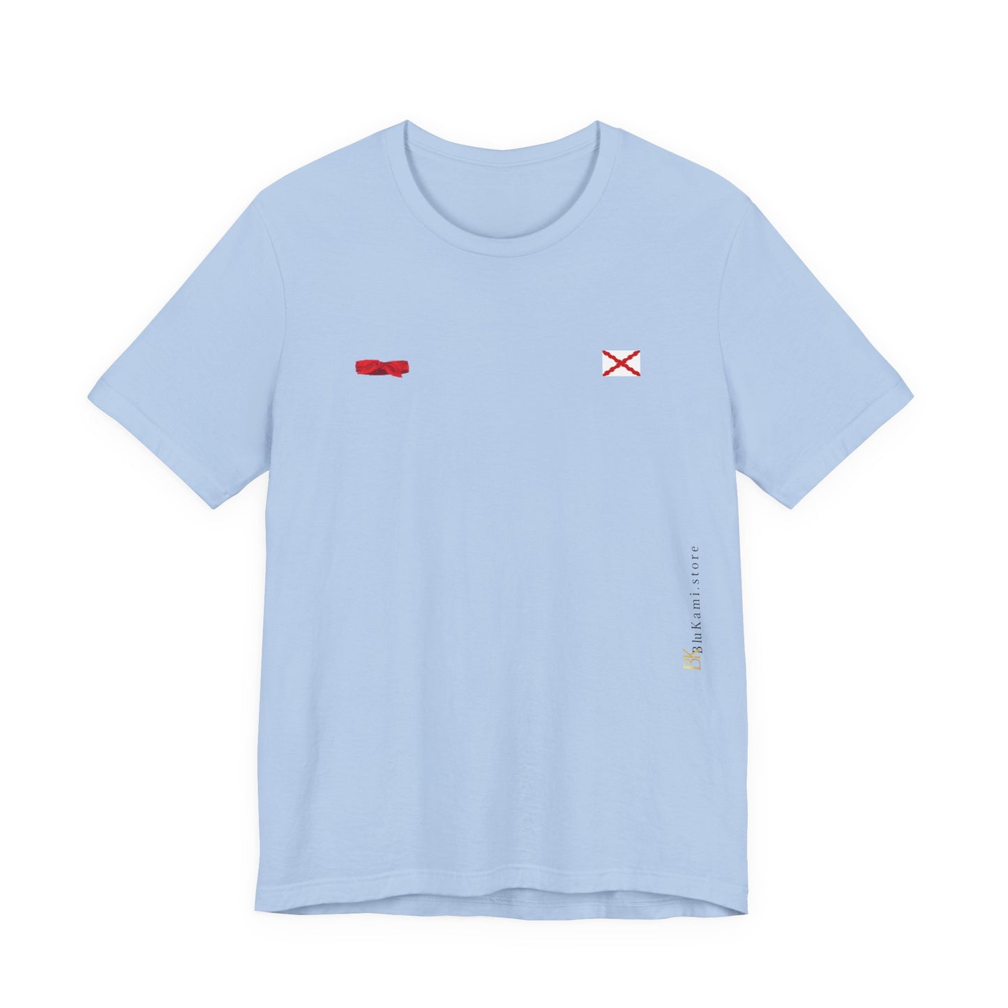 Camiseta manga corta Aspa de Borgoña Cruz de San Andrés   y  pañuelo hermandad Hispana