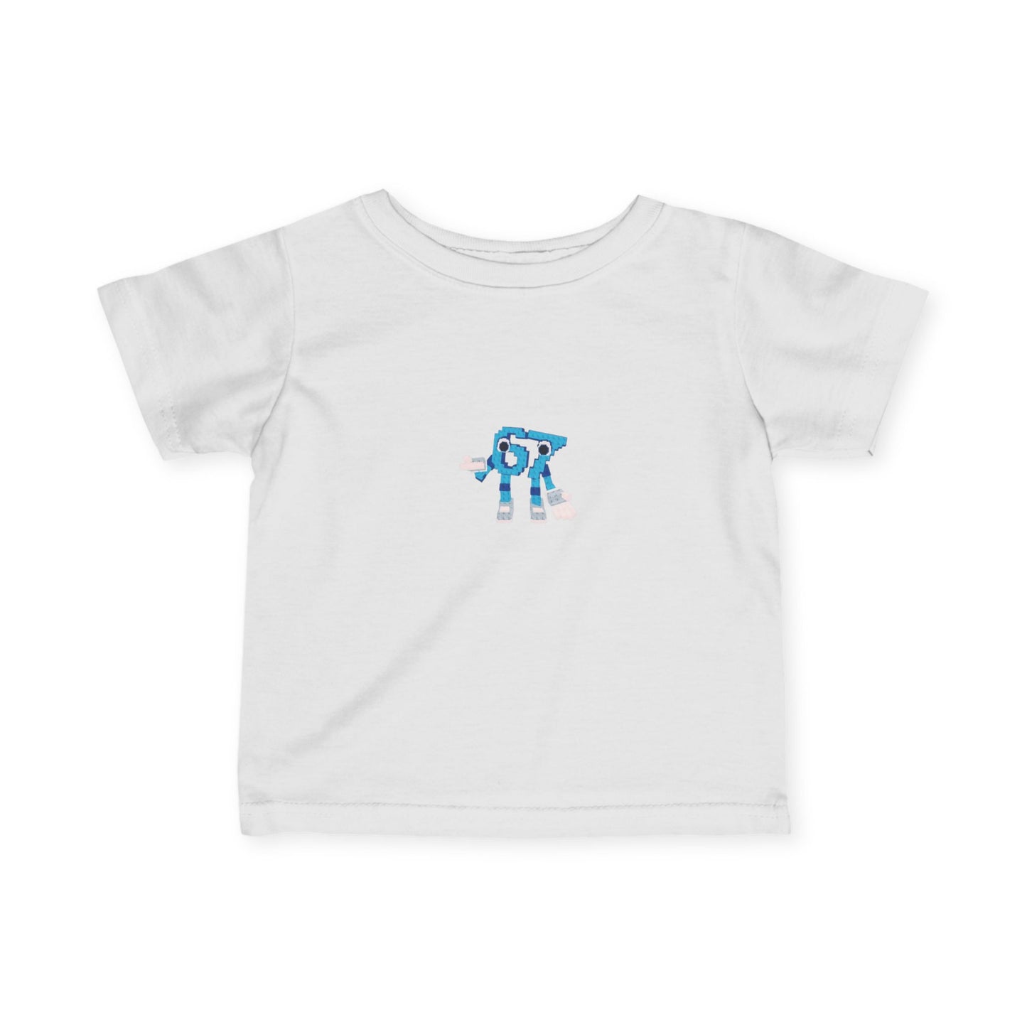 Camiseta niños SixSeven Infant Tee — Cute Blue Robot Graphic Baby Shirt