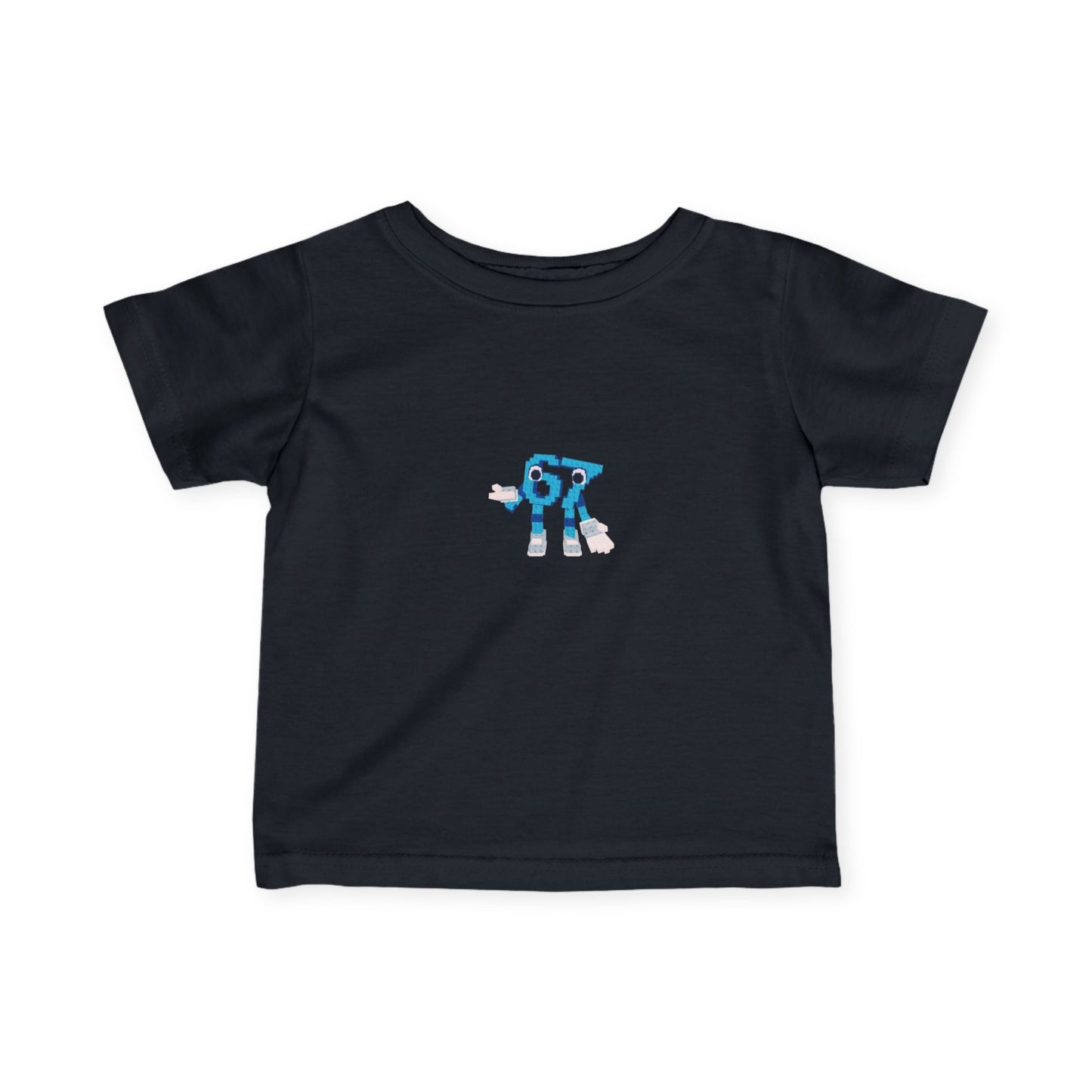 Camiseta niños SixSeven Infant Tee — Cute Blue Robot Graphic Baby Shirt